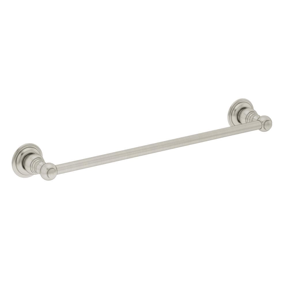 Symmons 443TB-18-STN Carrington 18-in Satin Nickel Wall mount Single Towel Bar
