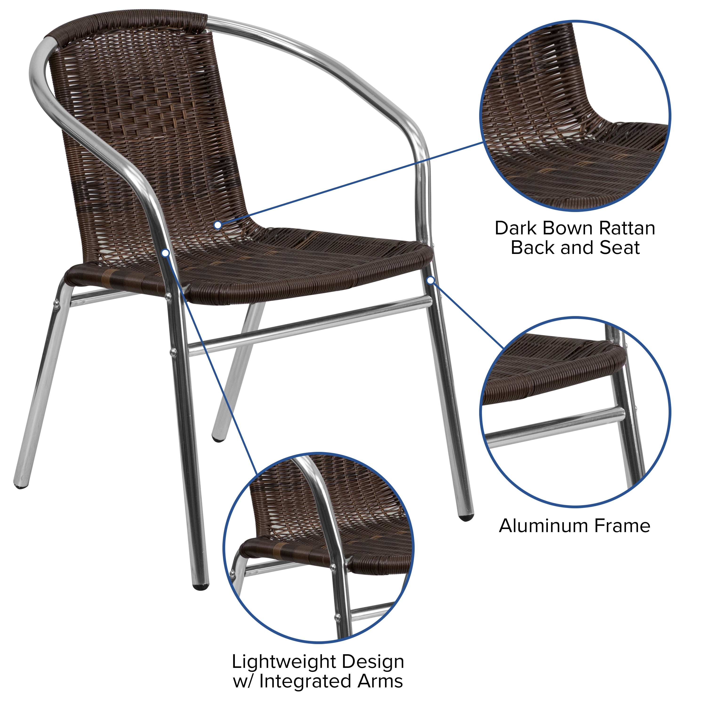 Flash Furniture 889142005537 Patio-Chairs - View #5