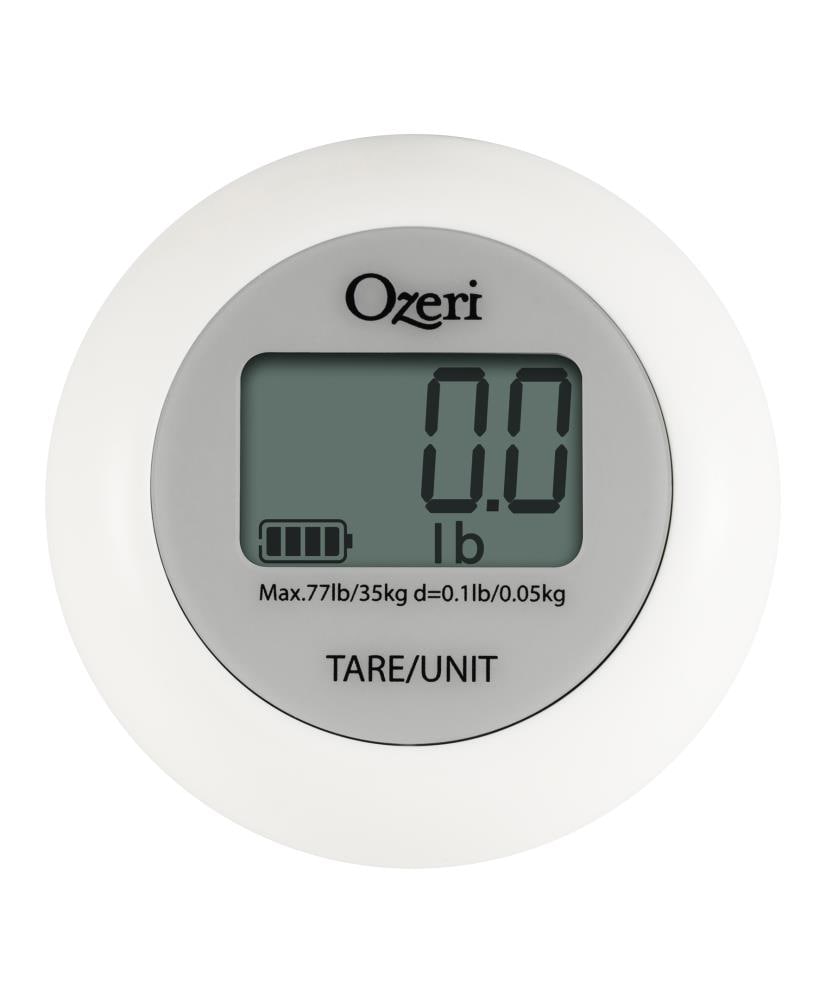 Ozeri White Digital Kitchen and Event Timer, Specialty Small Appliance, Battery-operated, Count-down/Count-up Stopwatch, Enhanced Alarm