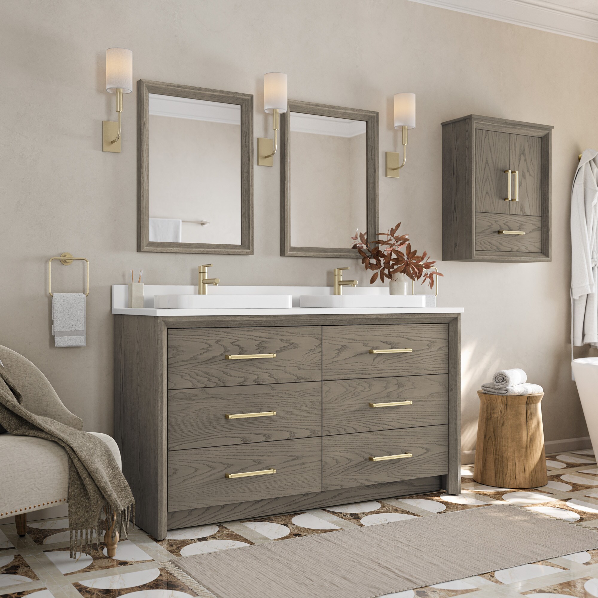 Greentouch Home 1883VA-60-267-907-SR Bath-Vanity-Combo - View #13