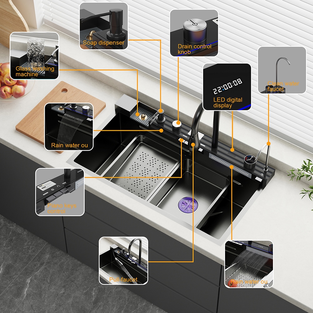 Homsee C-KF210310-01 Kitchen-Sinks - View #10