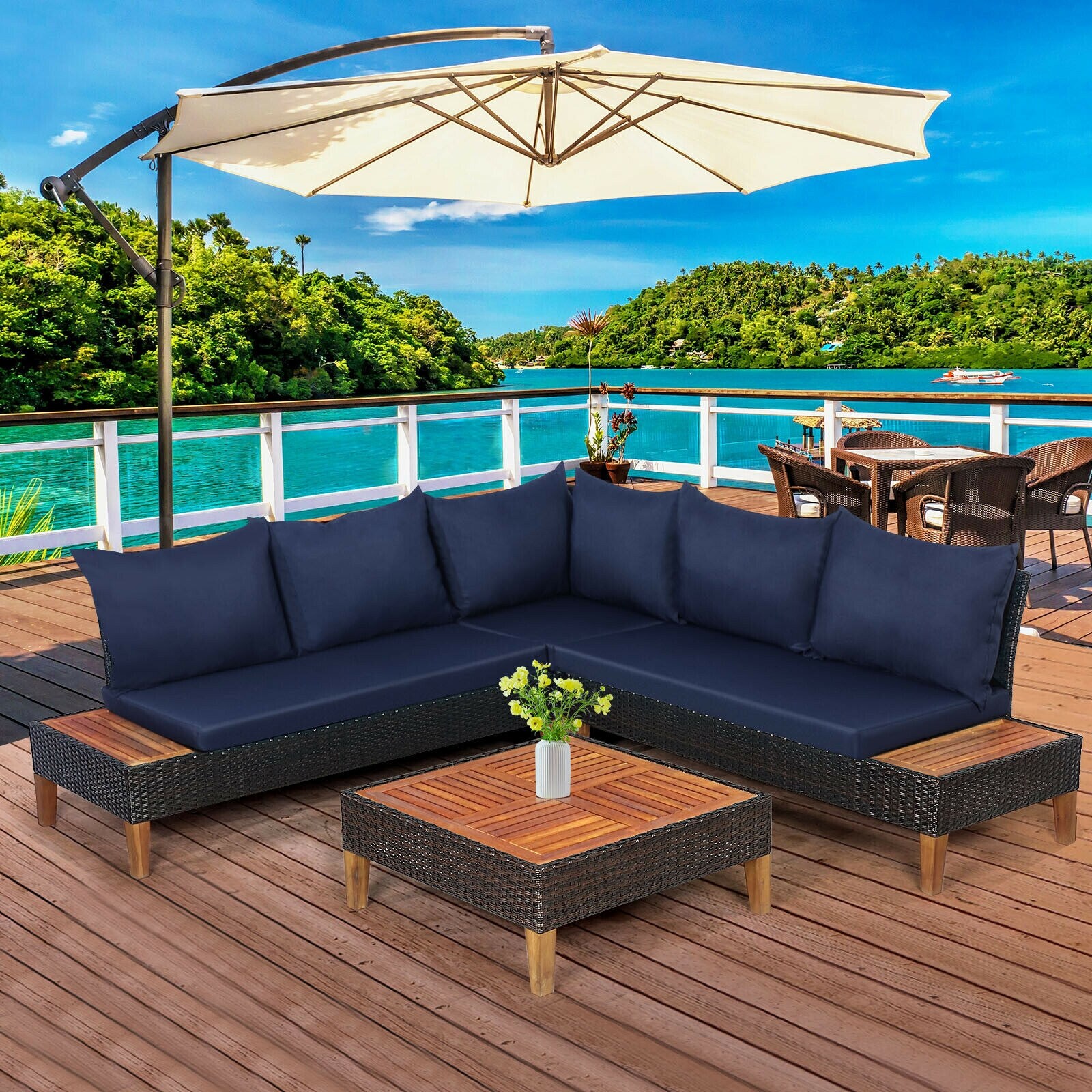 Forclover HYFL-643NY Patio-Conversation-Sets - View #2