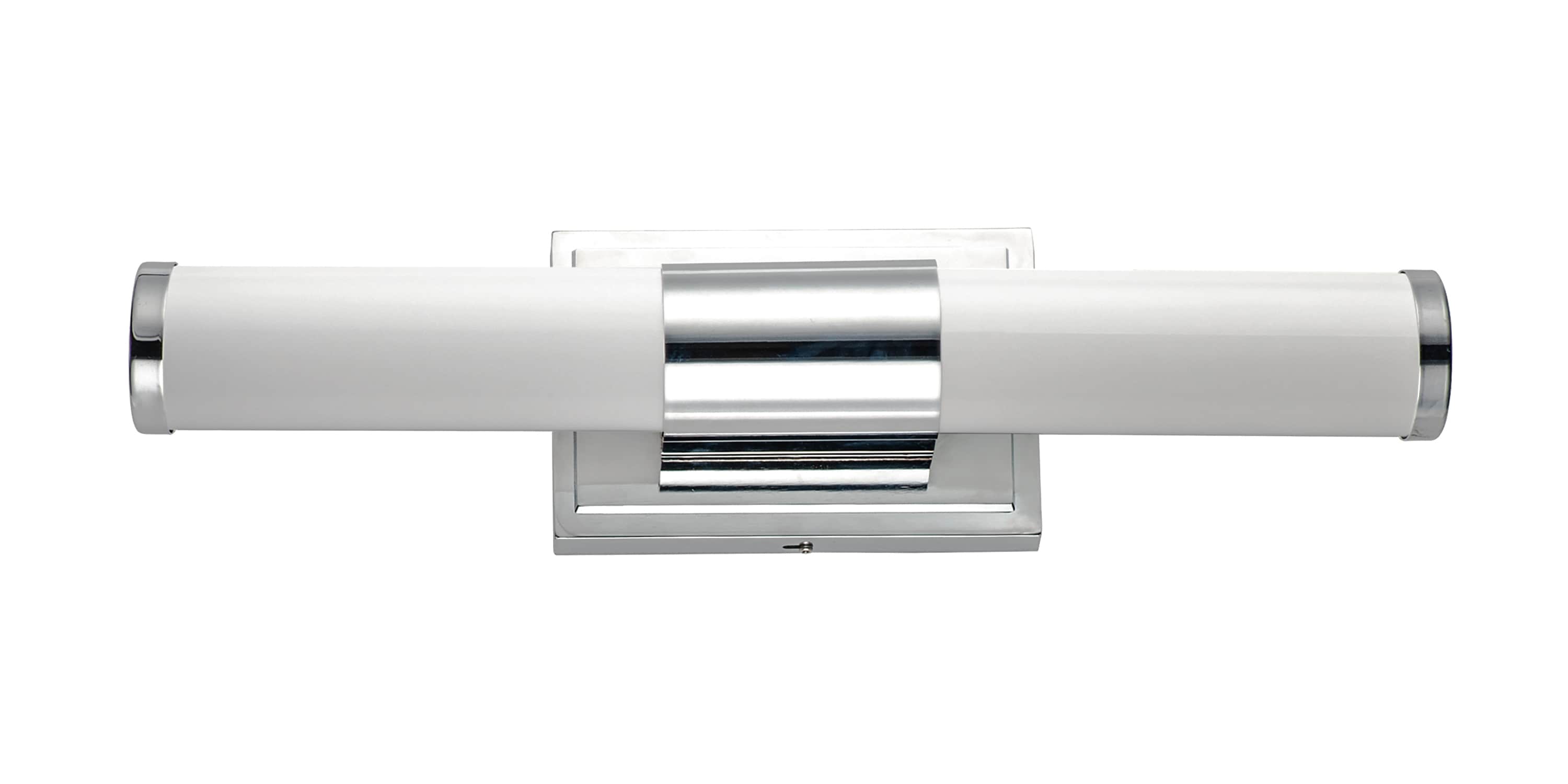 Maxim Lighting 52114WTPC Optic 18-in 1 -Light Polished Chrome Integrated LED Modern/contemporary Vanity light bar