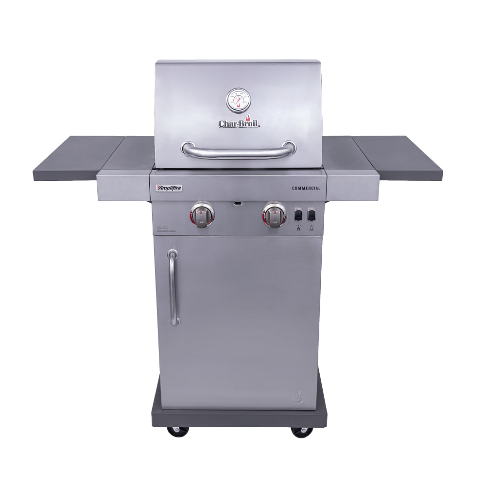 Char-Broil Commercial Series Stainless Steel 2-Burner Liquid Propane and Natural Infrared Gas the Gas Grills department at Lowes.com