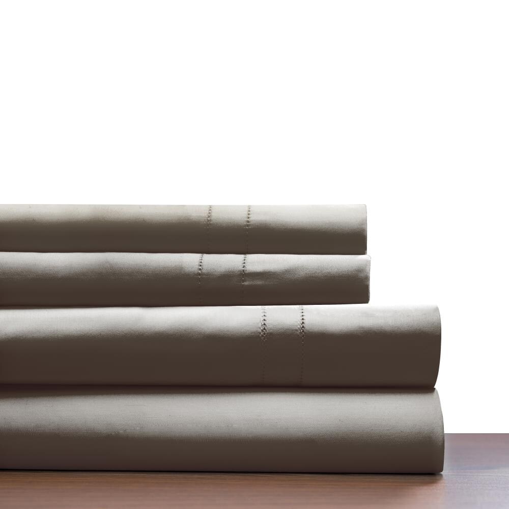 Pointehaven 620-K-CHAR King 620 -Thread Count Cotton Charcoal Bed Sheet Set