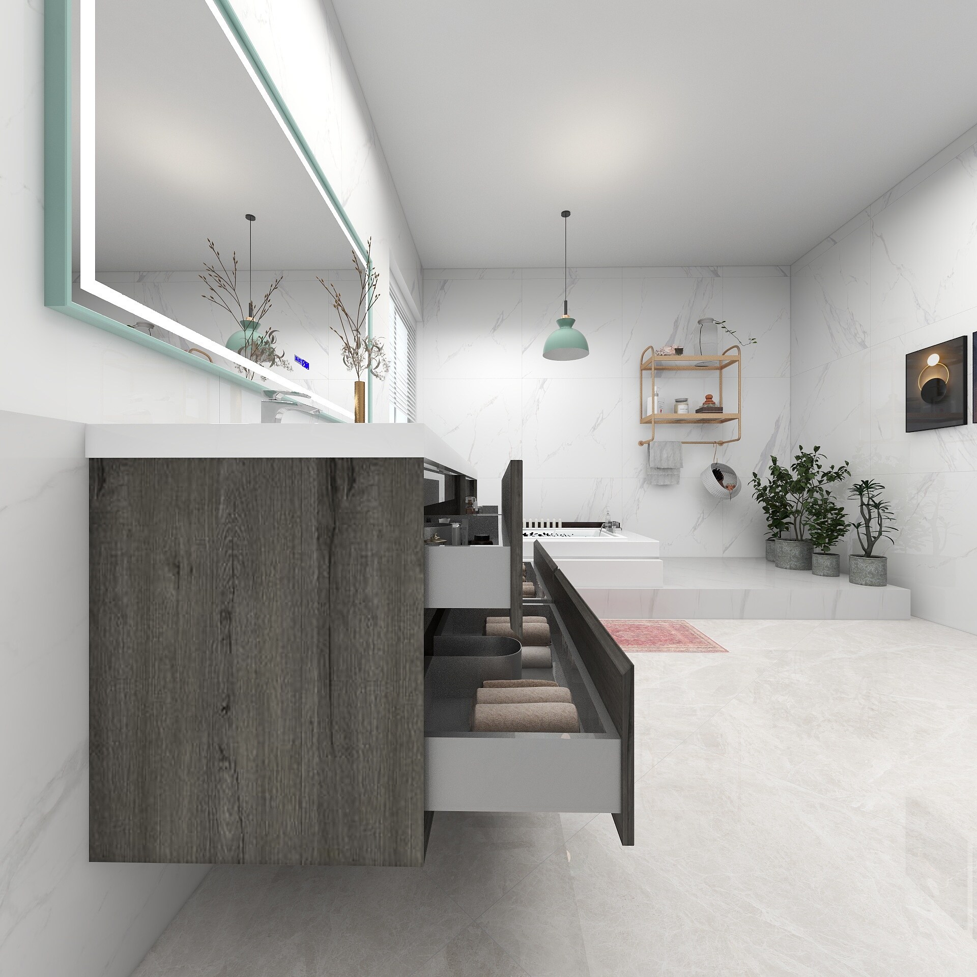 BV Better Vanity SLIM72D-SO Bath-Vanity-Combo - View #5