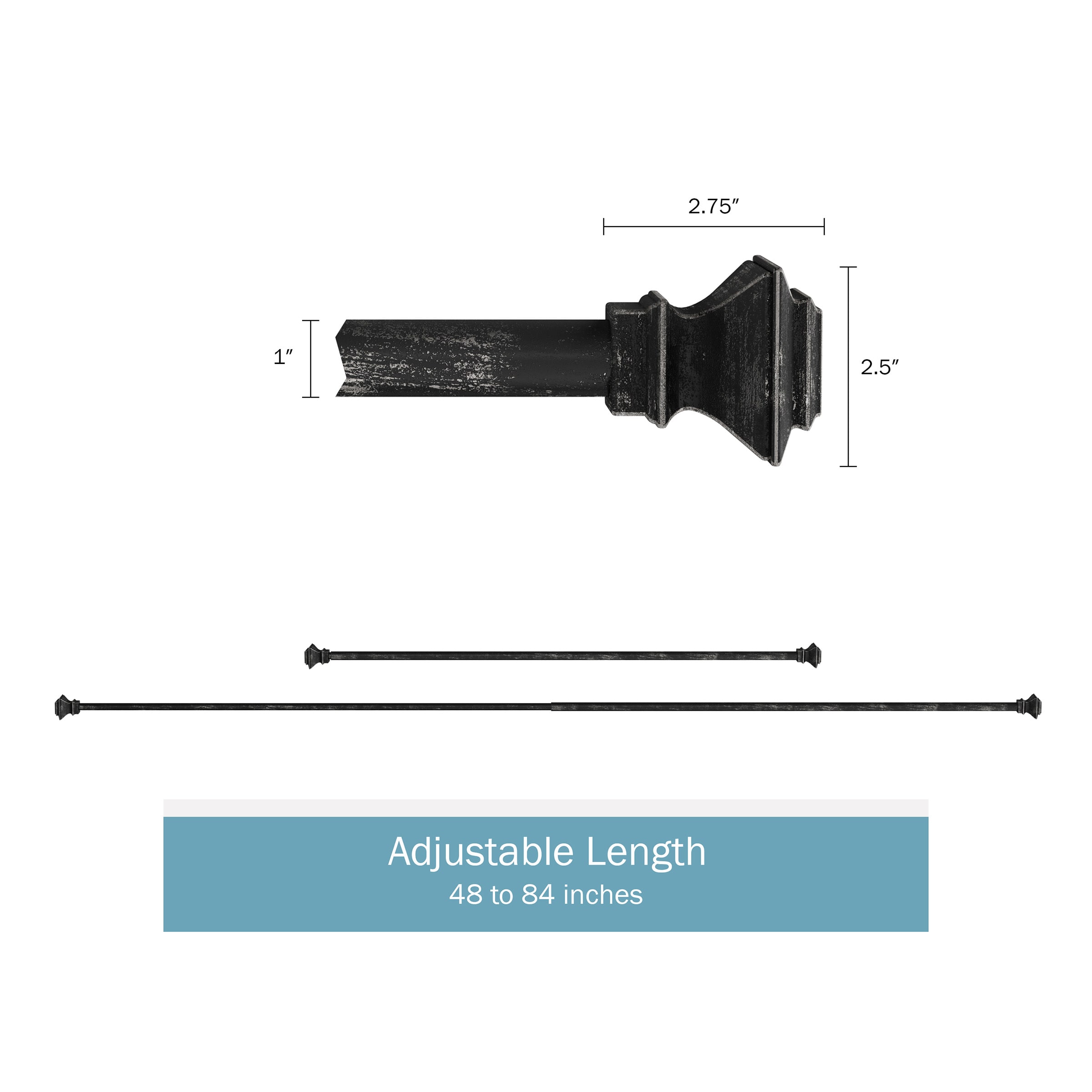 Hastings Home 462341AYH Curtain-Rods - View #4