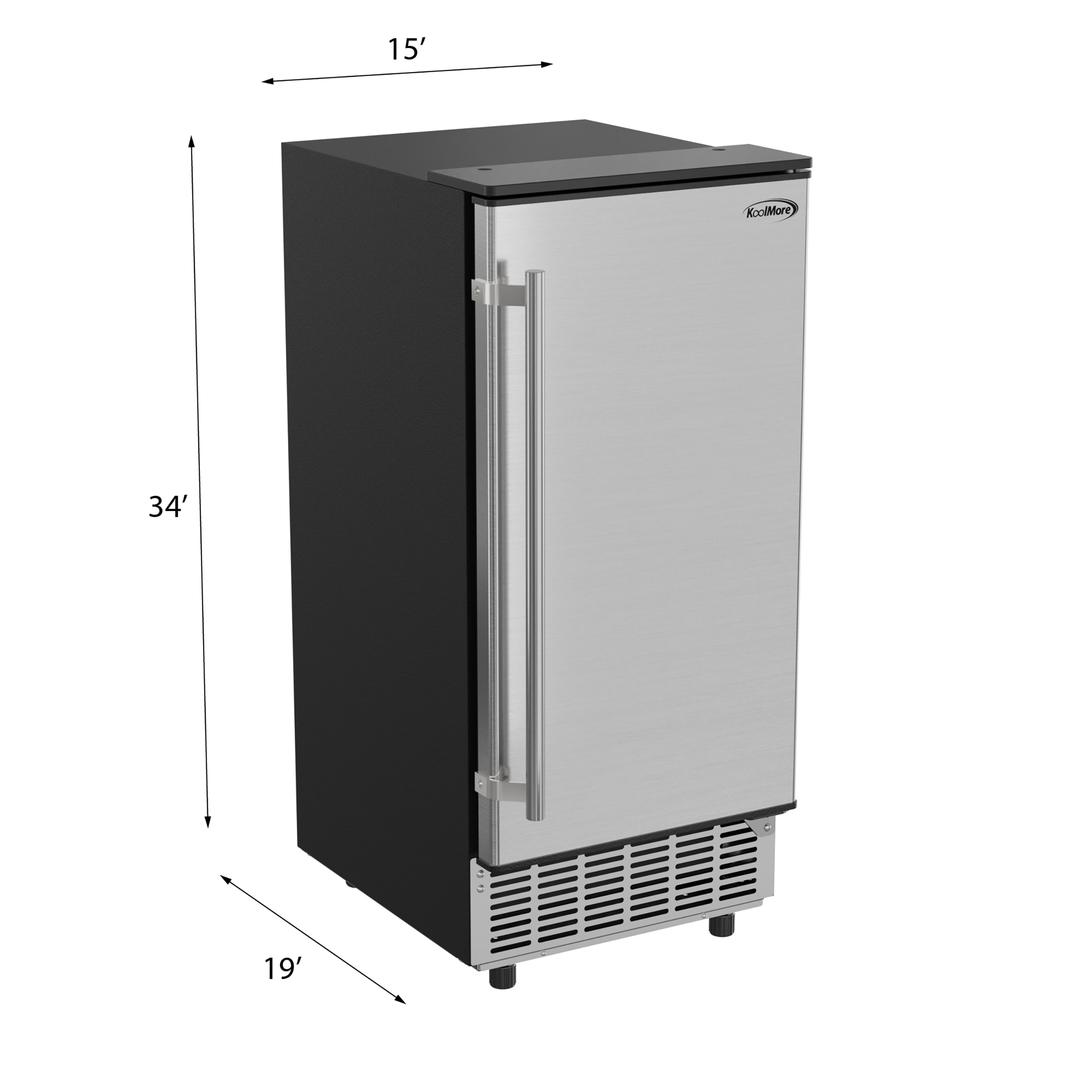 KoolMore 41.3-cu ft Frost-free Commercial Freezer (Stainless Steel