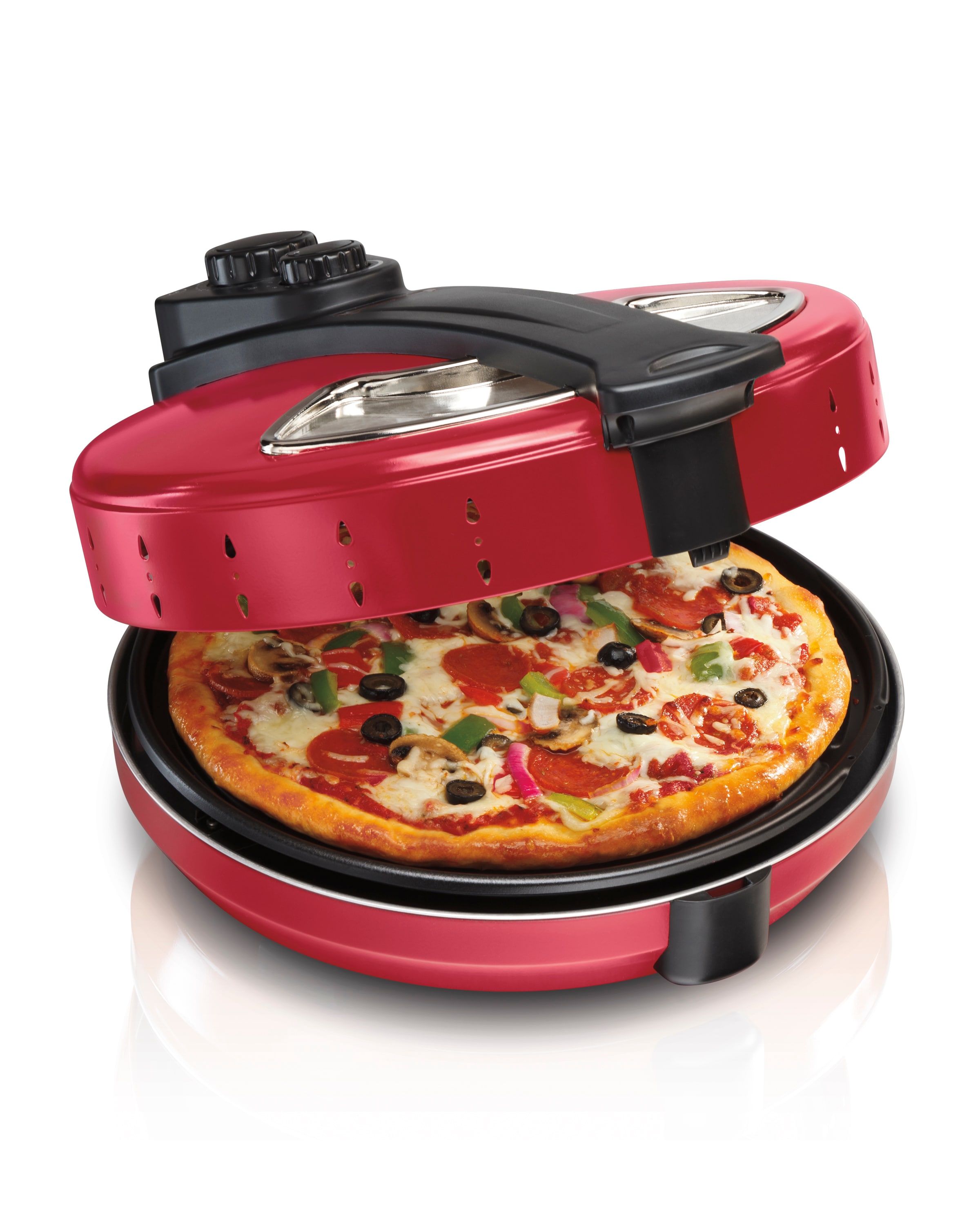Hamilton Beach 31700MN 1 -Slice Red Toaster Oven Automatic Shut-Off