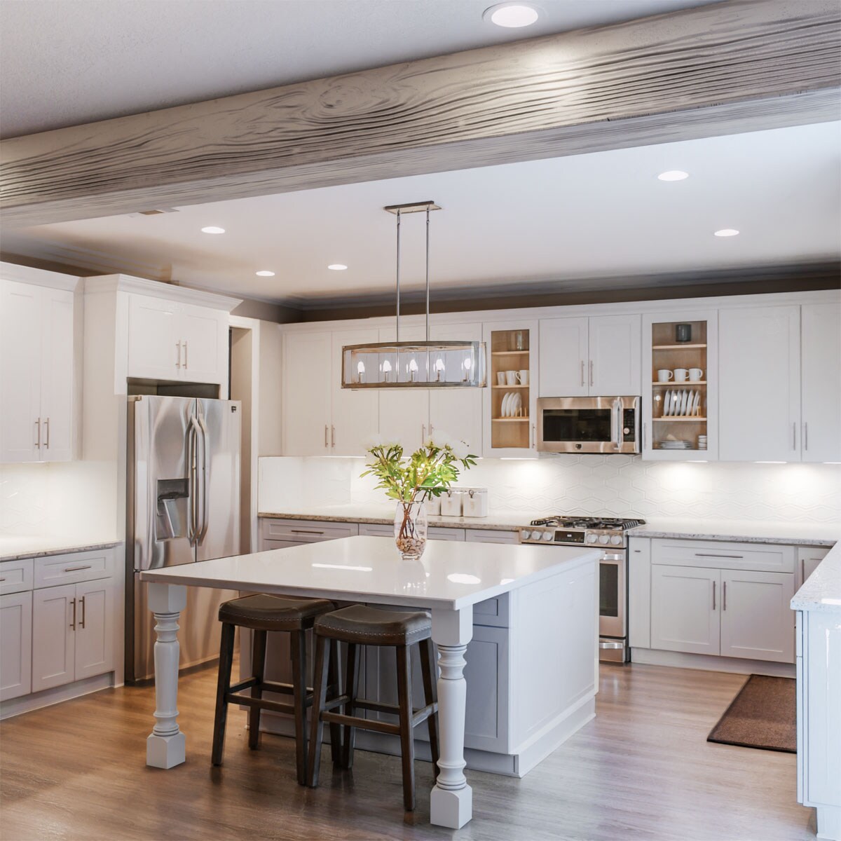 Ekena Millwork BMSD3C0040X080X096BP Faux-Beams - View #9