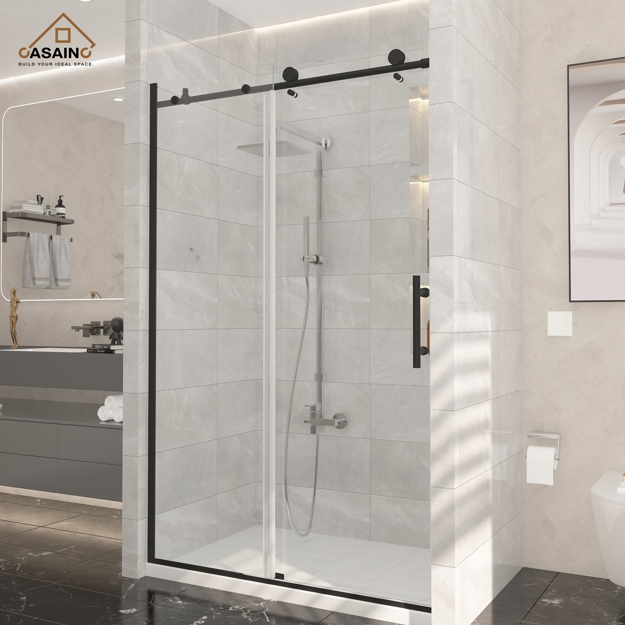 CASAINC SL-TL-C60 Shower-Doors - View #2
