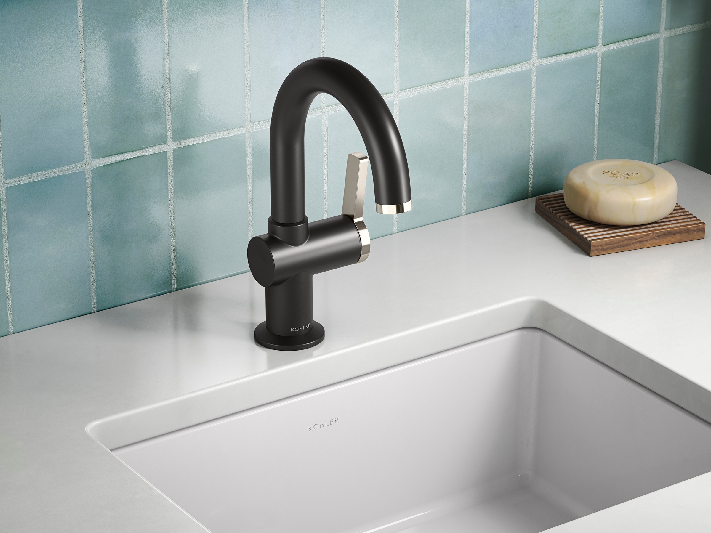 KOHLER REC28731-4D-BSN Lavatory-Faucets - View #3