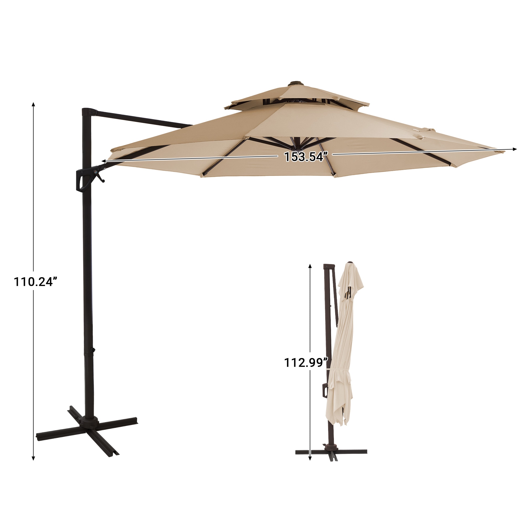 JEAREY TBLH04-BEIGE Umbrellas-2 - View #2