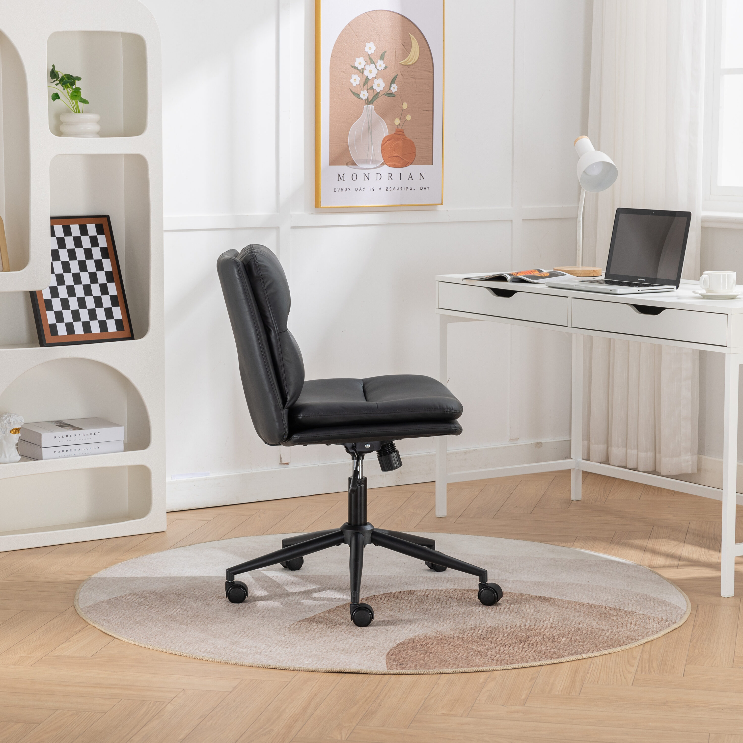 Roundhill Furniture OF1015BK Office-Chairs - View #3