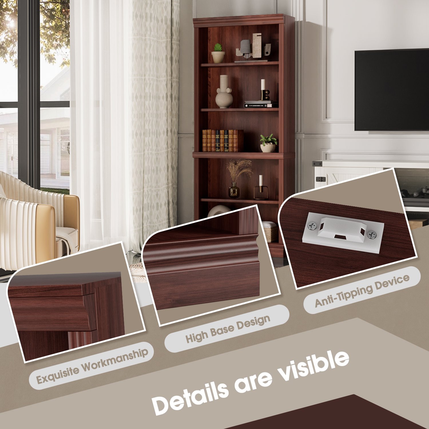 Vineego LS-BC22-0025-1 bookcases - View #3