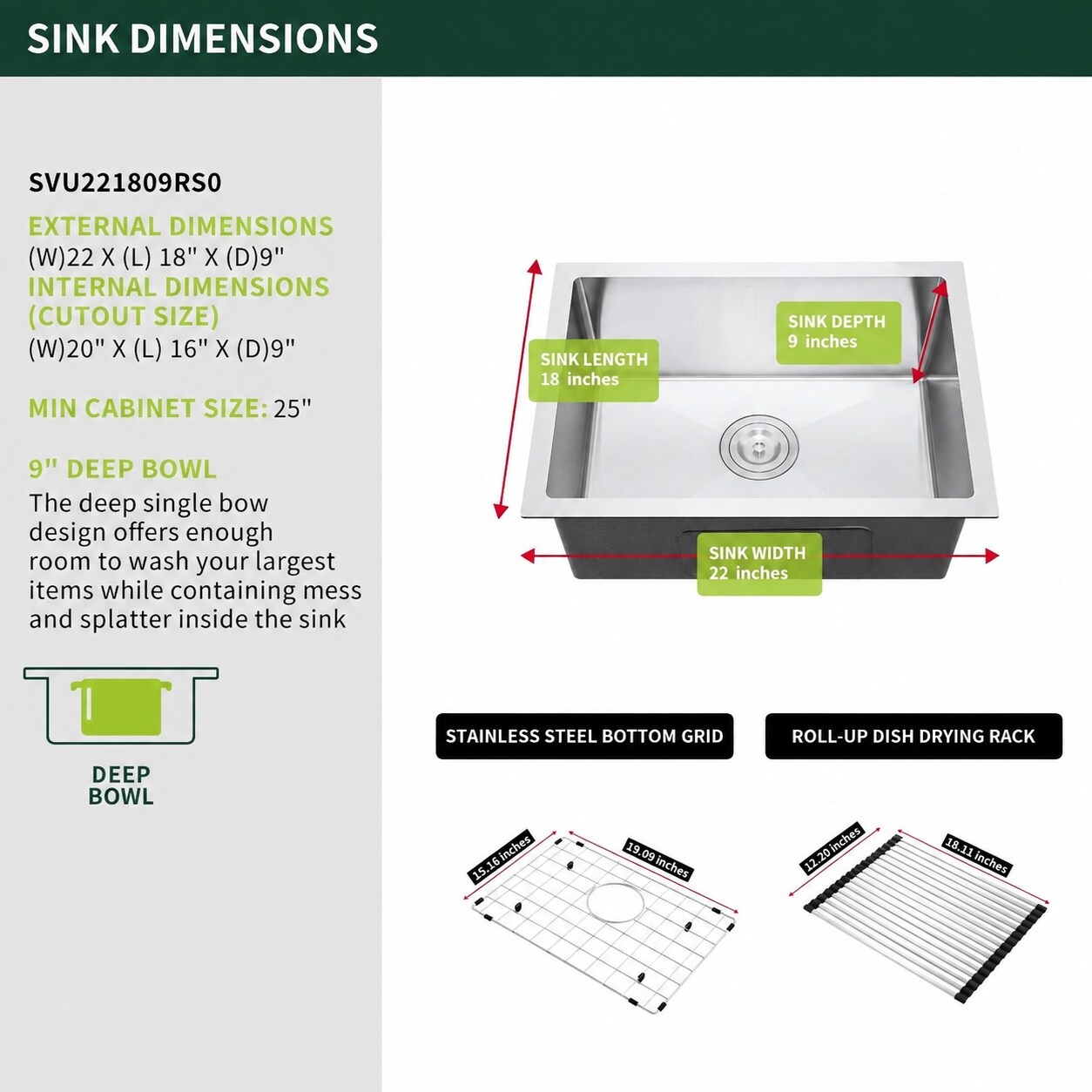 LILILIAN FMY LRO0814O644 Kitchen-Sinks - View #3