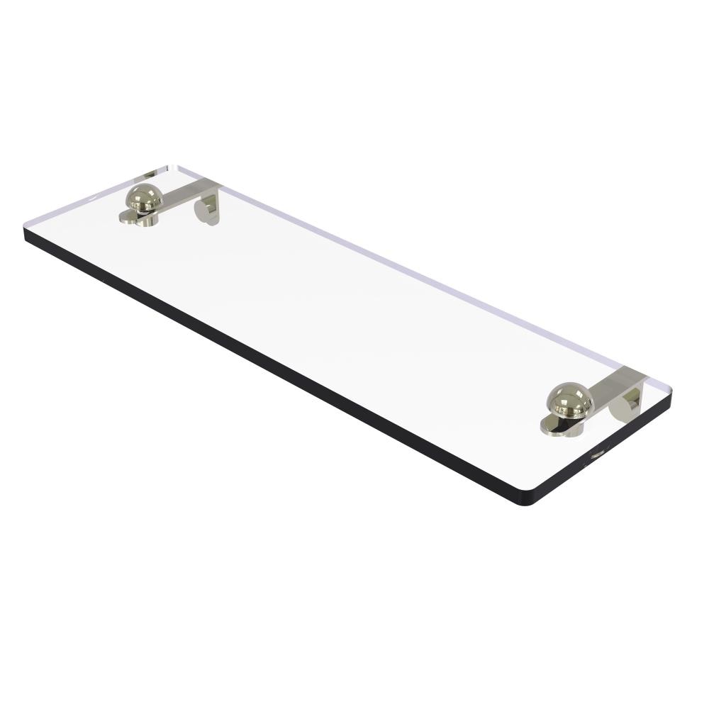 Allied Brass RC-1/16-PNI Polished Nickel Wall mount Bathroom Shelf ( 16-in x 2-in x 5-in )