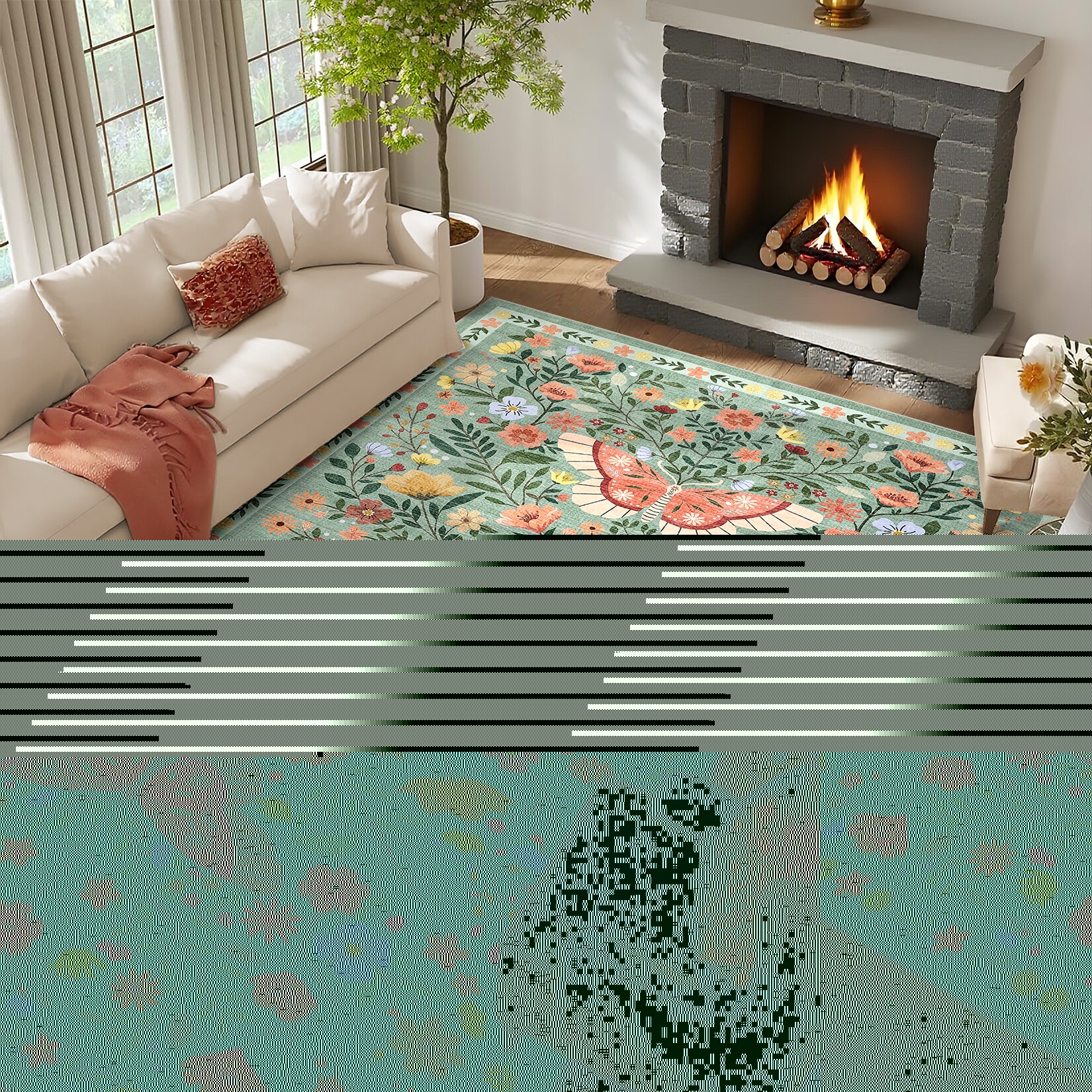 Garvee LYU01PHK-35G6K3MC rugs - View #4