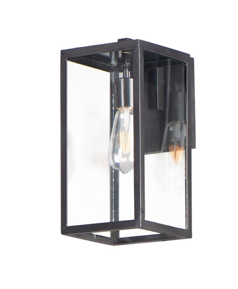 Catalina Dark Bronze Dimmable Outdoor Wall Sconce with Clear Glass