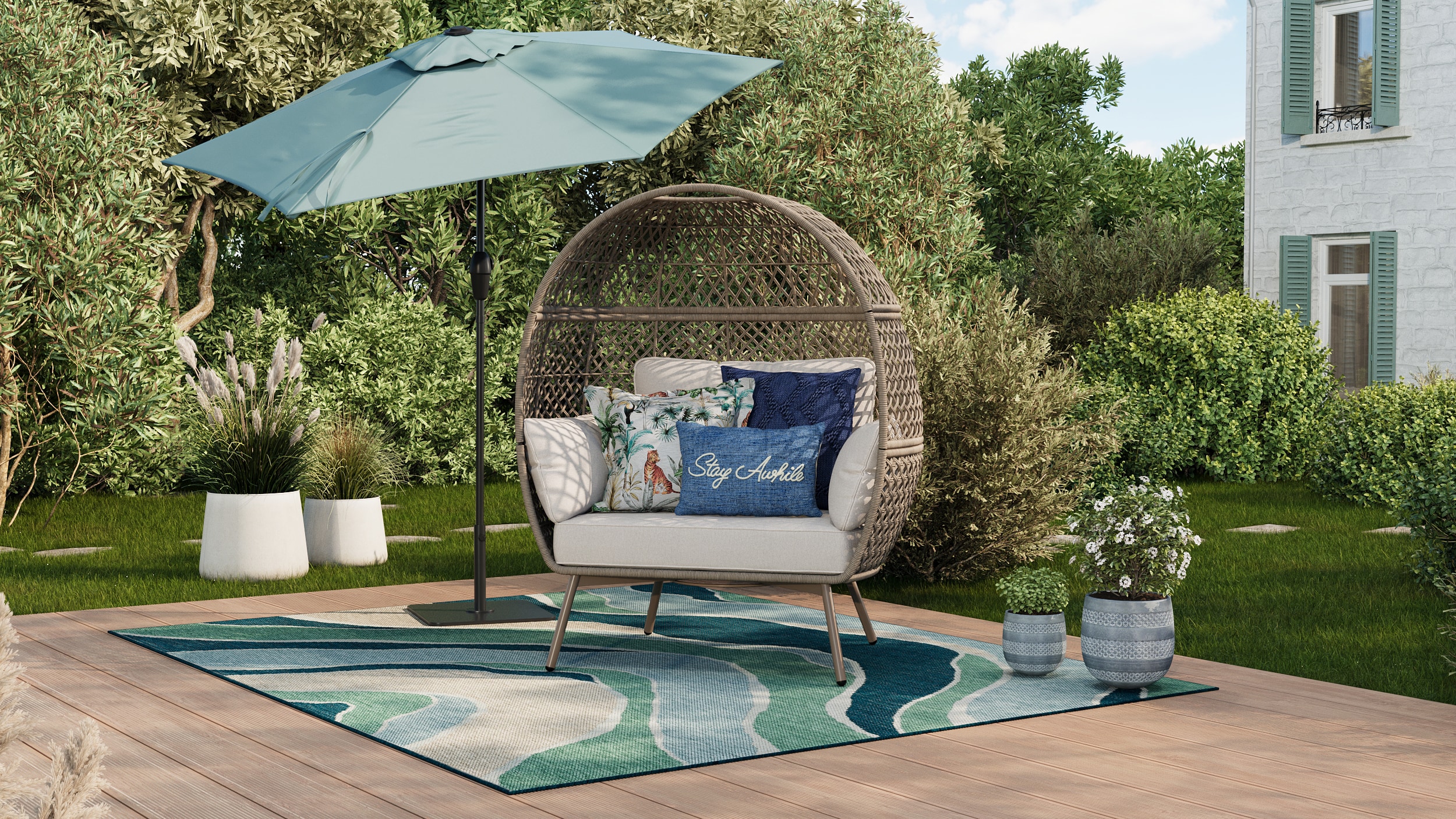 allen + roth LOS23022-EC004 Patio-Chairs - View #11