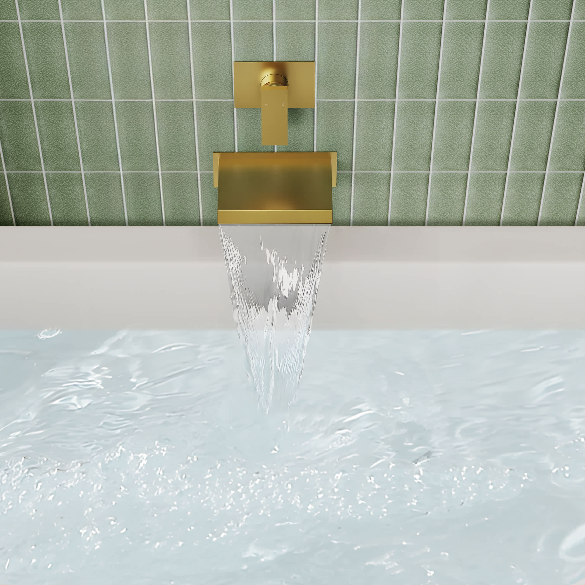 EVERSTEIN SFS-1110-GD Roman-Tub-Faucets - View #2