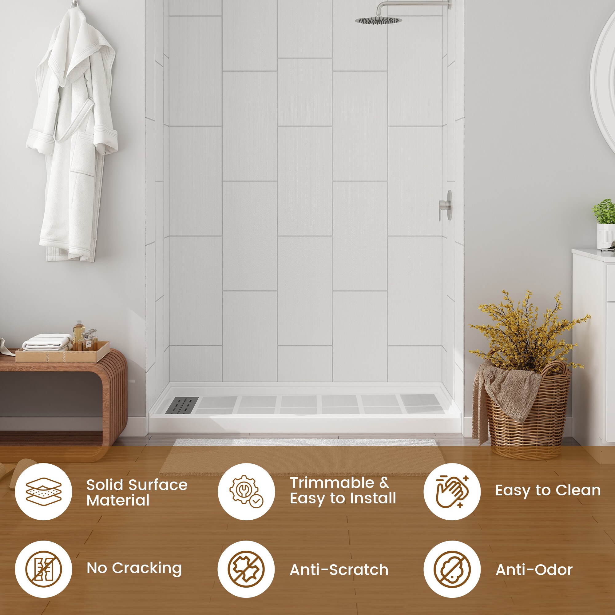 CASAINC CABR24003603675 Shower-Wall-Surrounds - View #6