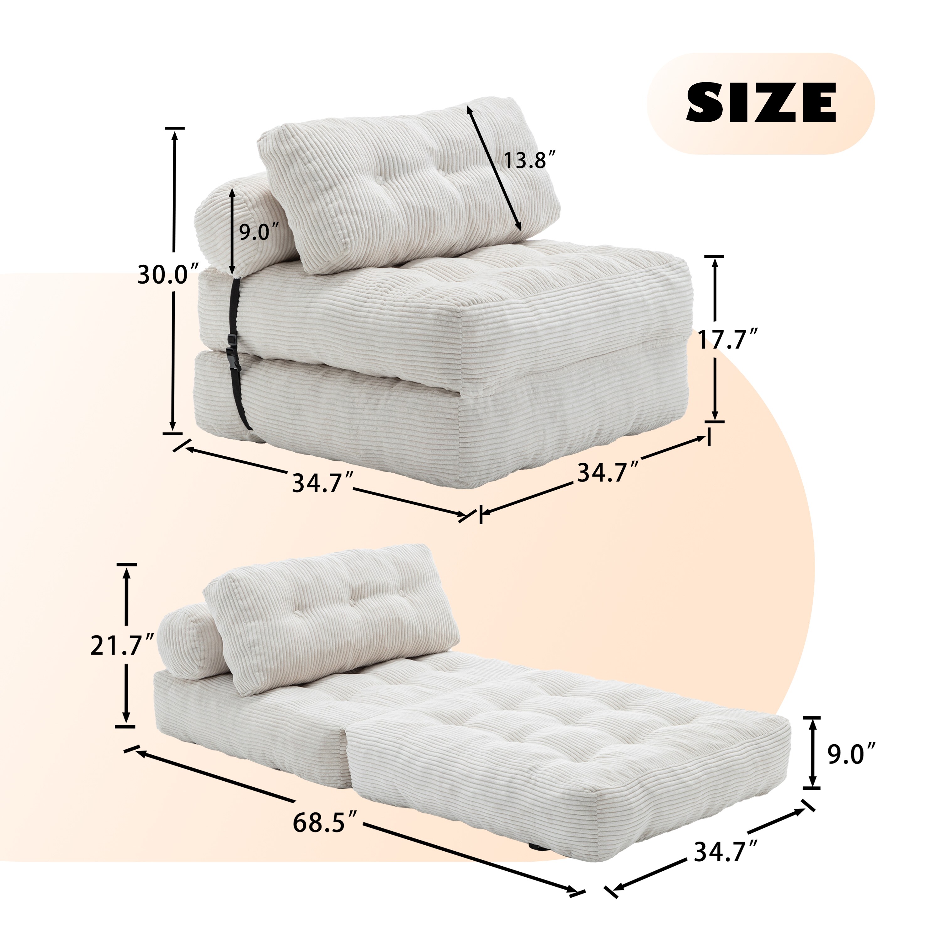 Blisstyle BB156 Bean-Bag-Chairs - View #7