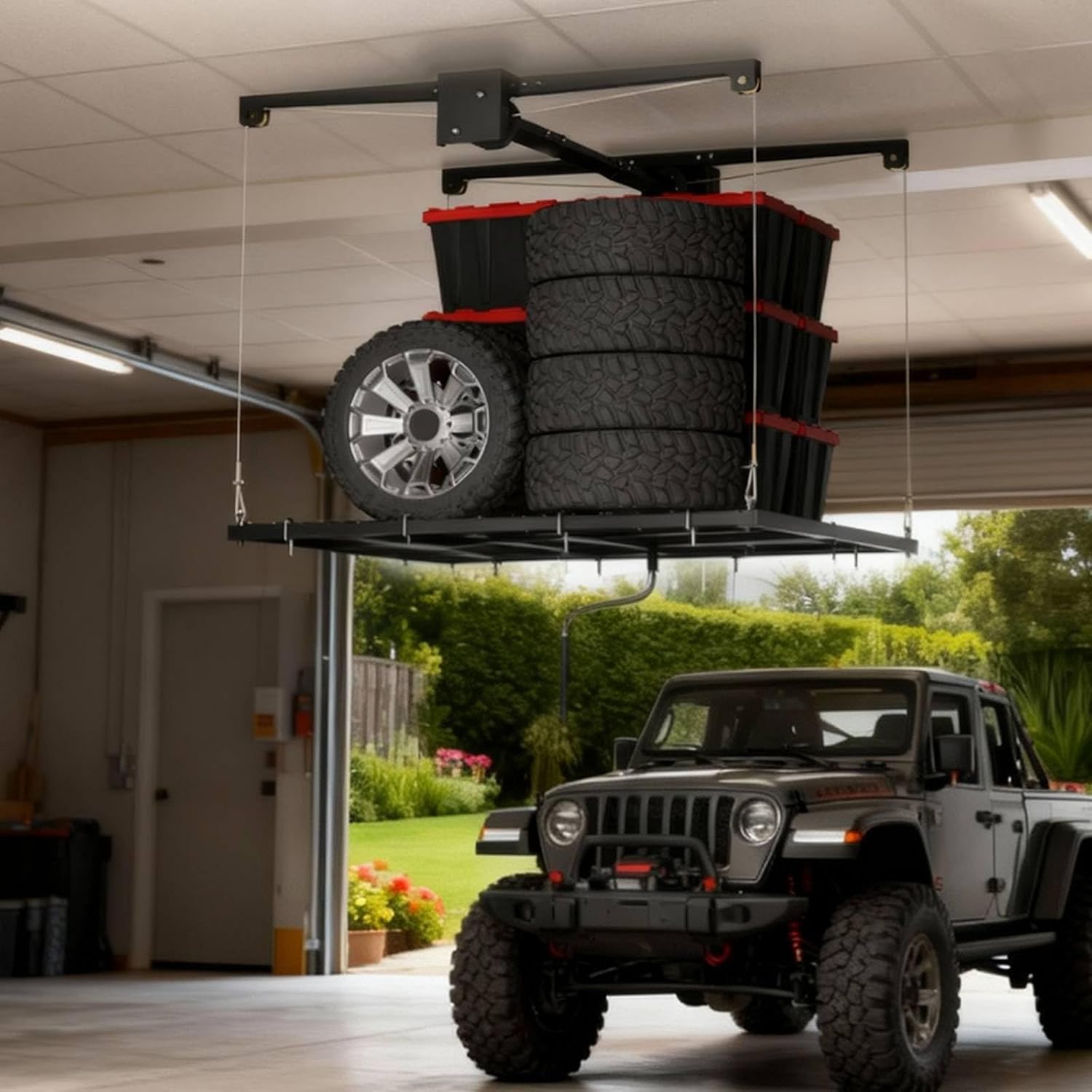 Garvee Z39X4G4AL Overhead-Garage-Storage - View #6