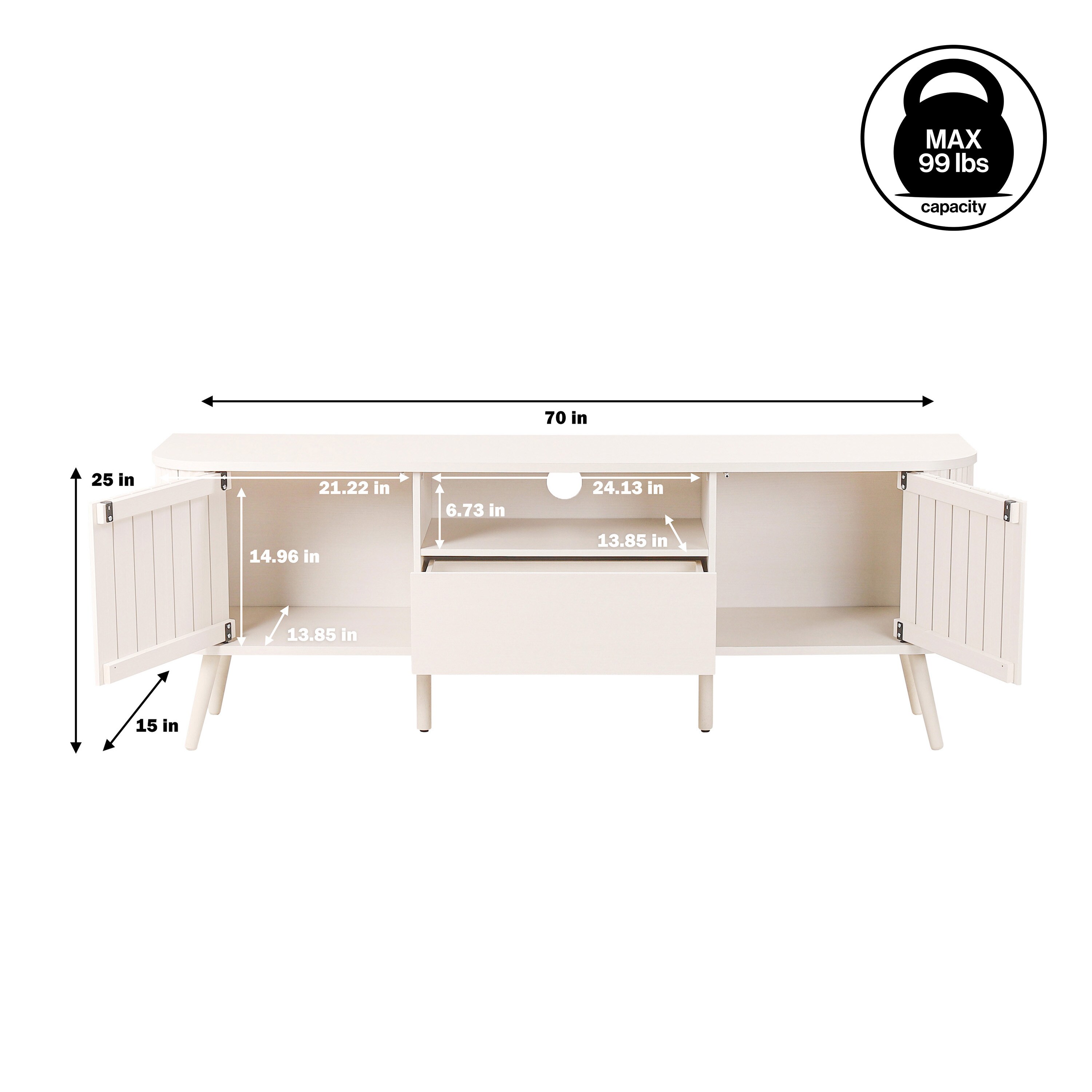 JONATHAN  Y TVS1001D Tv-Stands - View #10