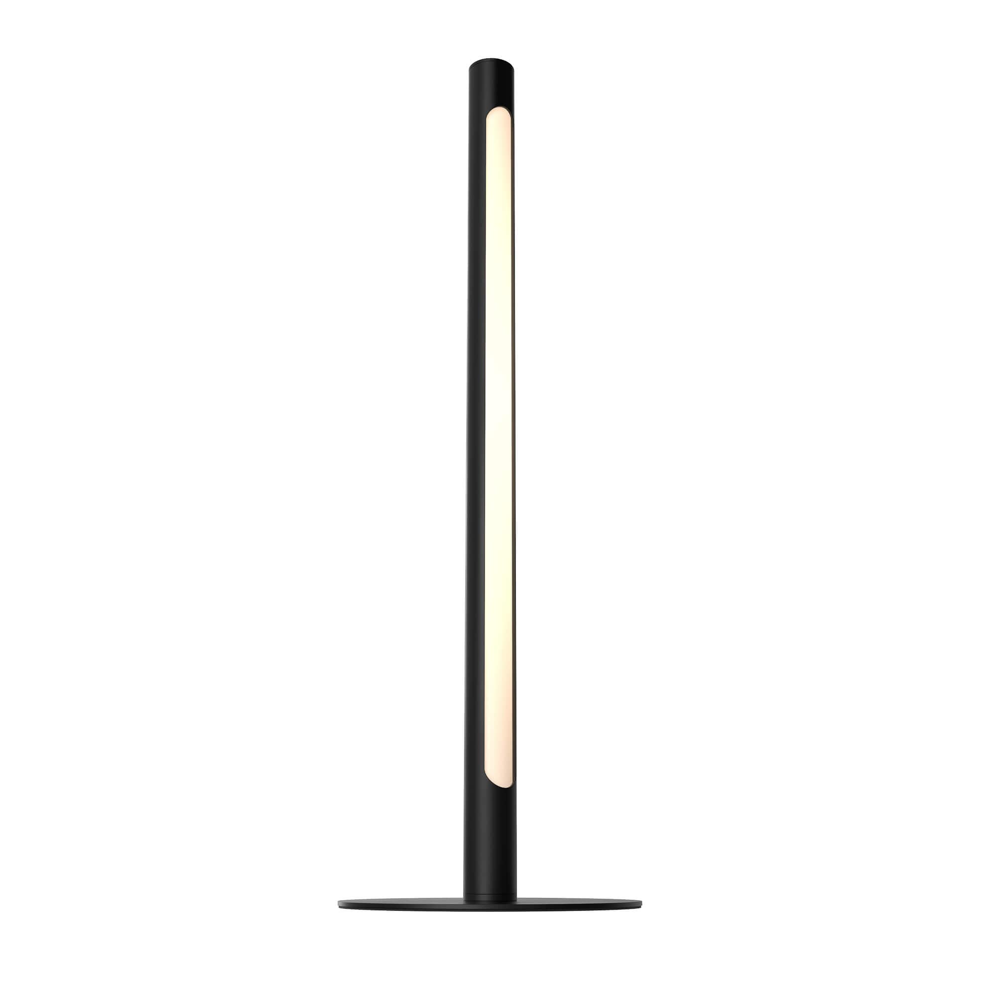 DALS Lighting SM-STTL20-BK Axis Smart Black LED Stick Table Lamp with Acrylic Shade