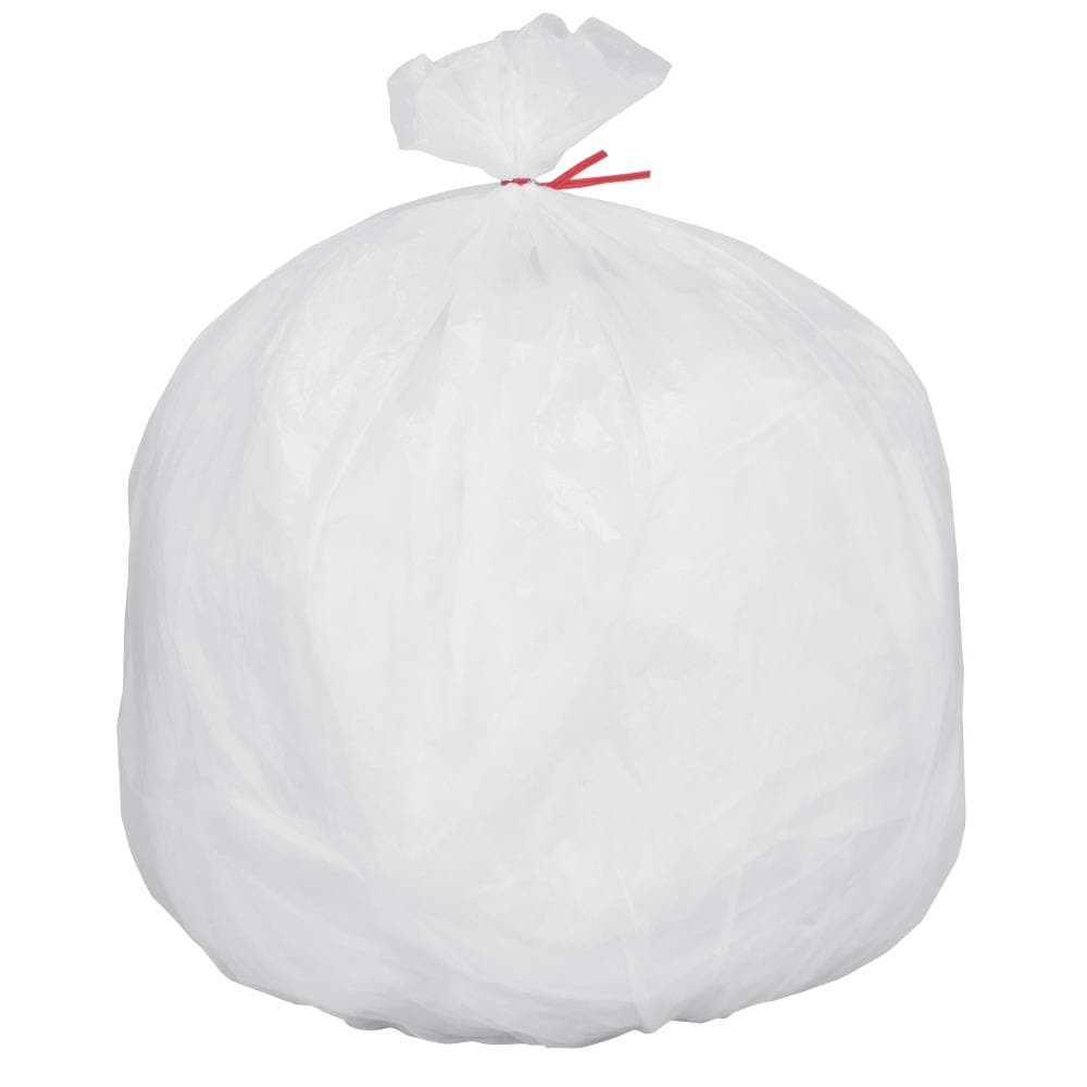 Moxie 50-Pack 8-Gallon Fresh Clean White Plastic Wastebasket Trash Bag