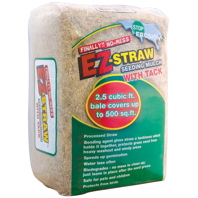 Ez Straw 2 5 Cu Ft Mulch In The, Landscapers Mix Grass Seed Menards