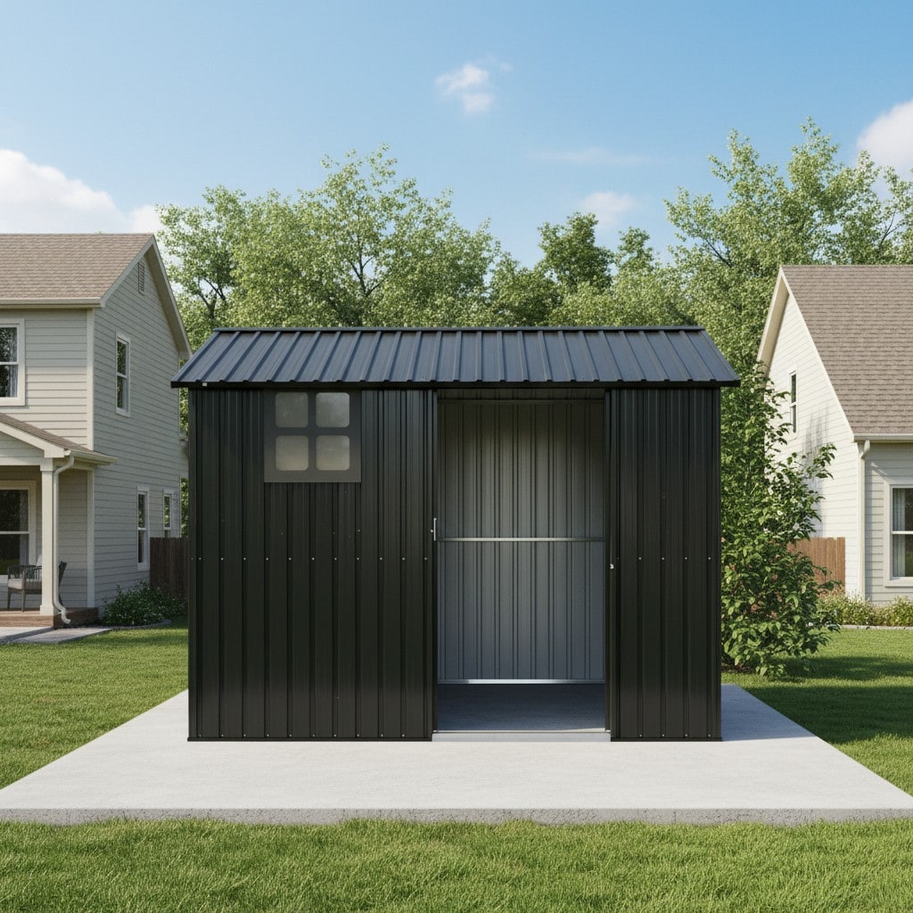 Poinic CURDS-S00083-1350 Metal-Storage-Buildings-Sheds - View #9