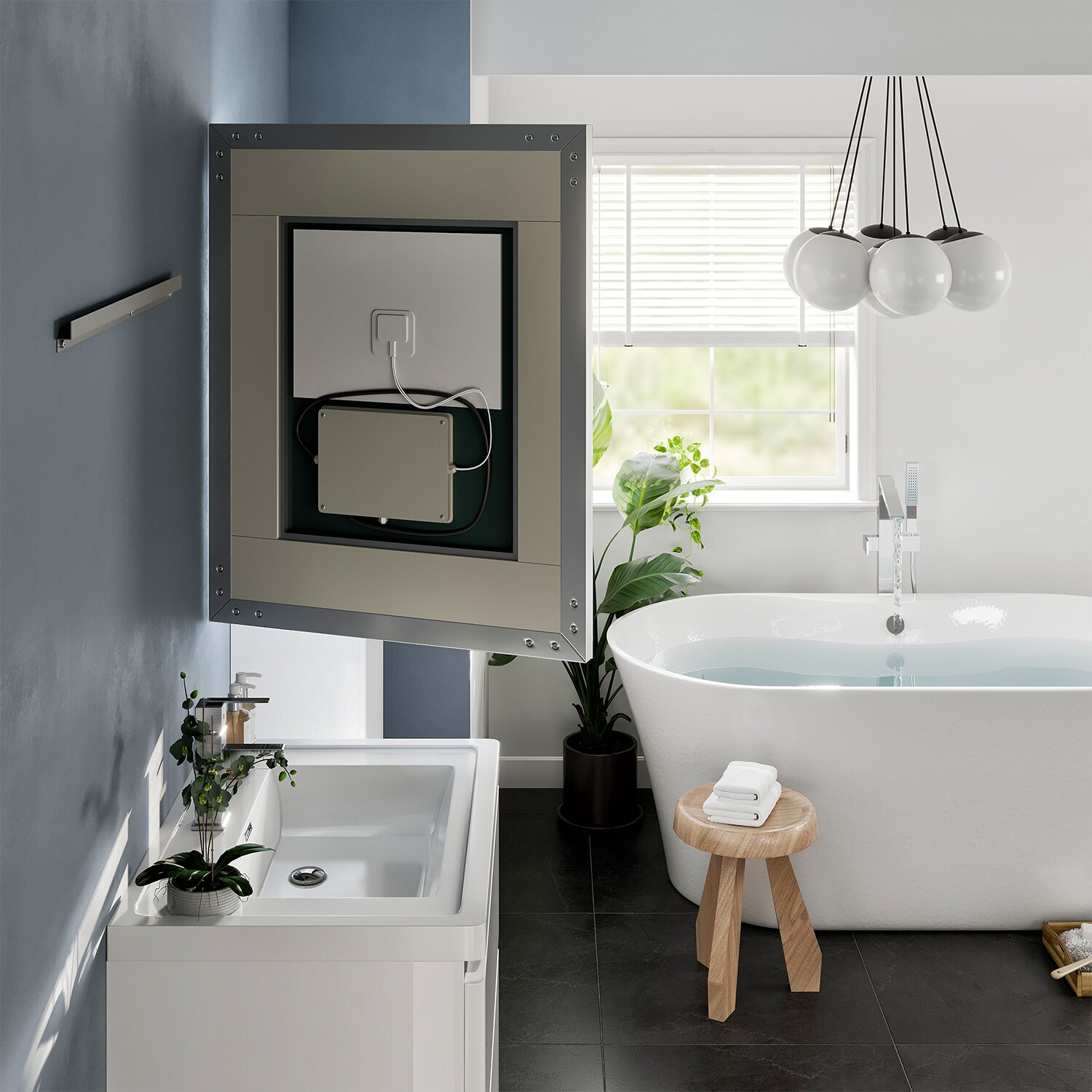 Eviva EVMR34-24X30-LED Framed-Bath-Mirrors - View #7