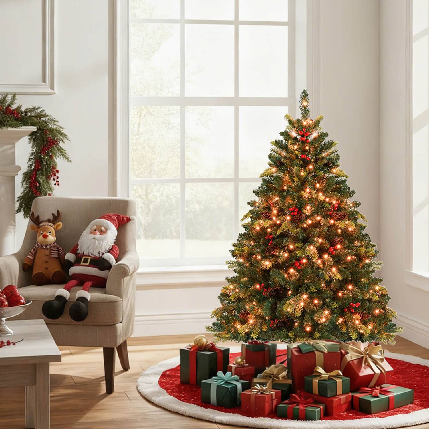 Costway CSHY002939 Artificial-Christmas-Trees - View #4