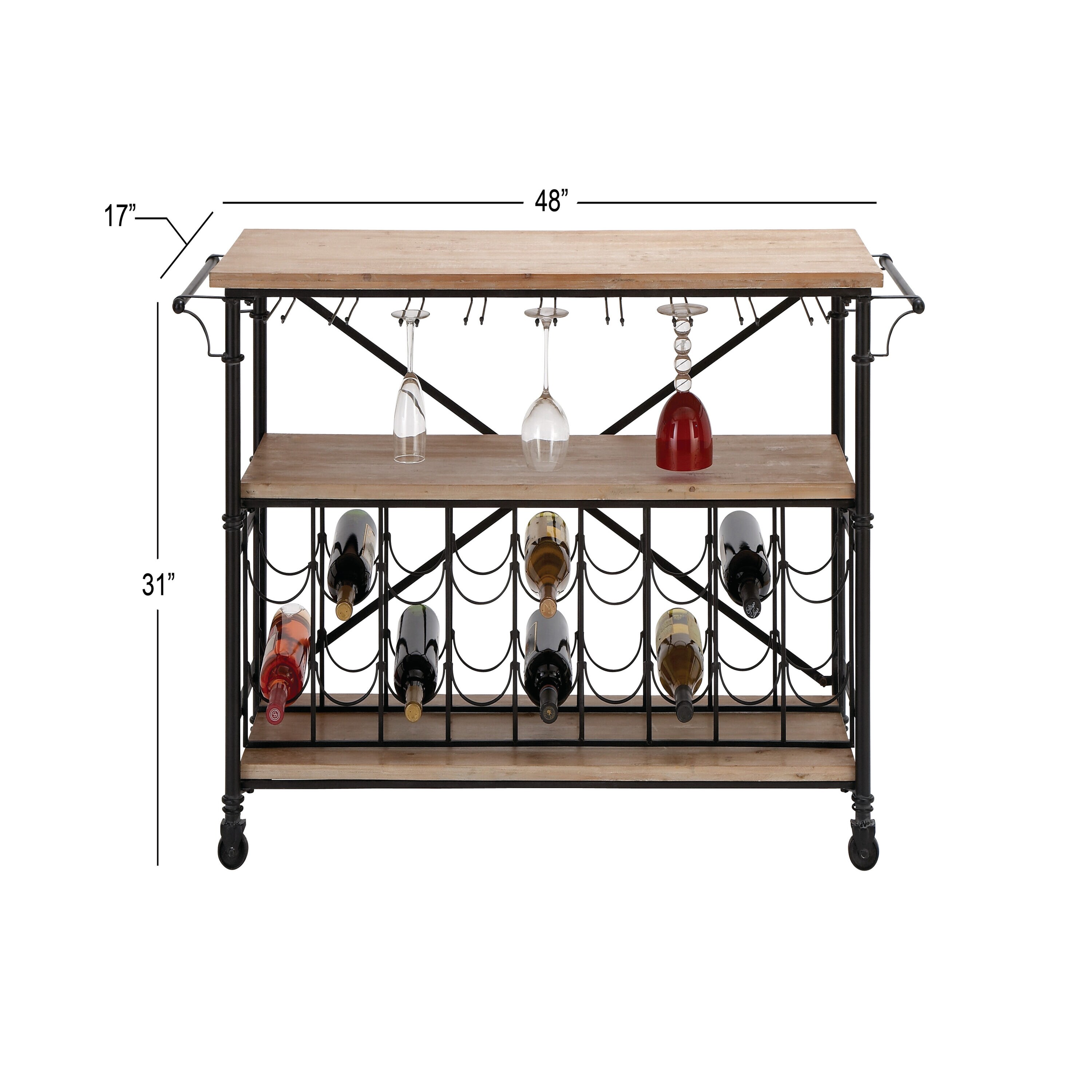 Stemware rack online lowes