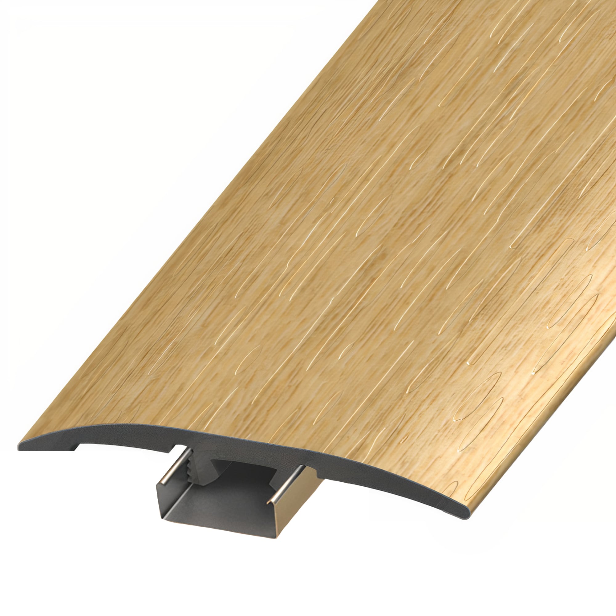 Element Flooring E20093TIO Bay Kirkland Prefinished 0.375-in T x 2-in W x 94-in L Vinyl 3-in-1 T-moulding/Reducer/Endcap