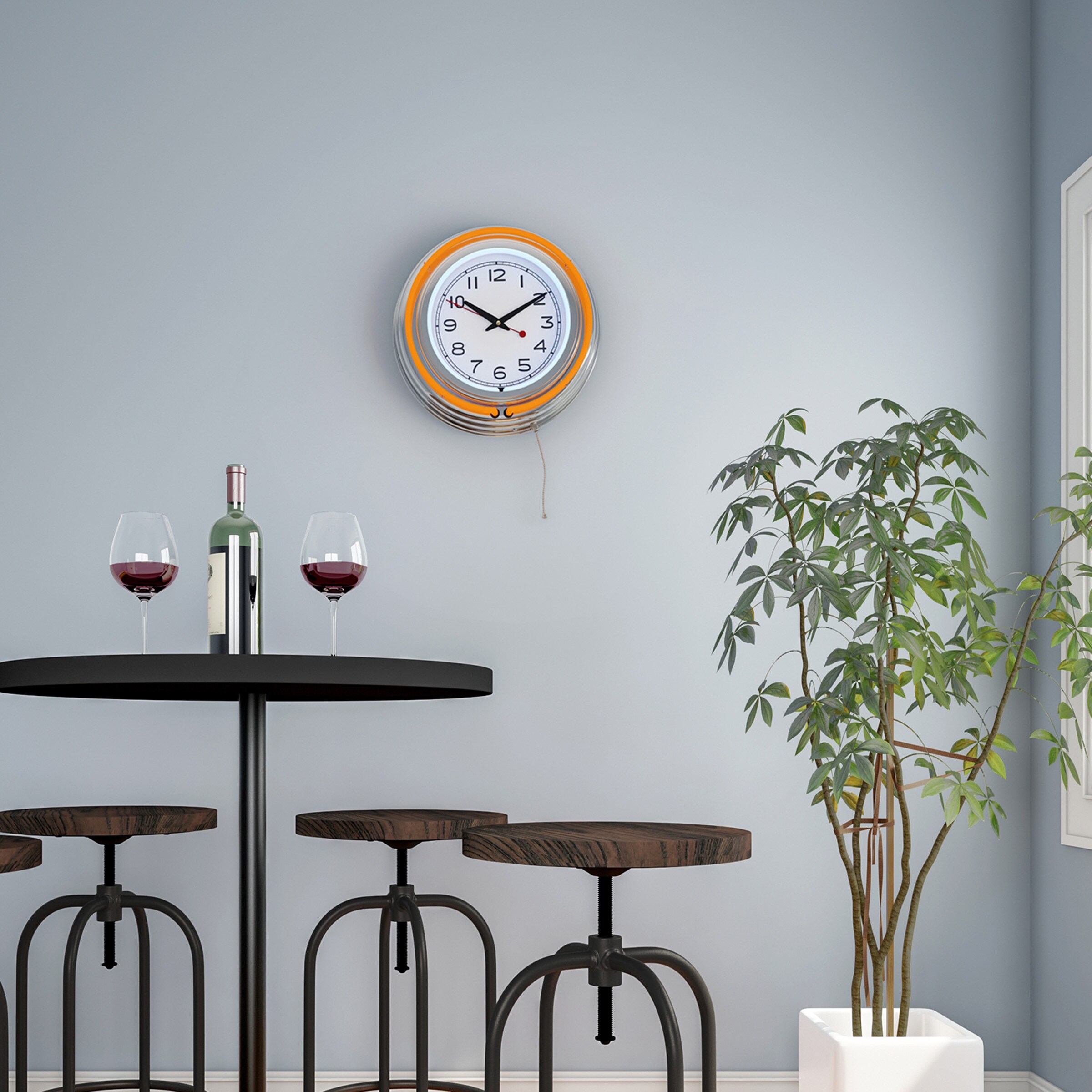Hastings Home 717918BWM Indoor-Outdoor-Clocks - View #5