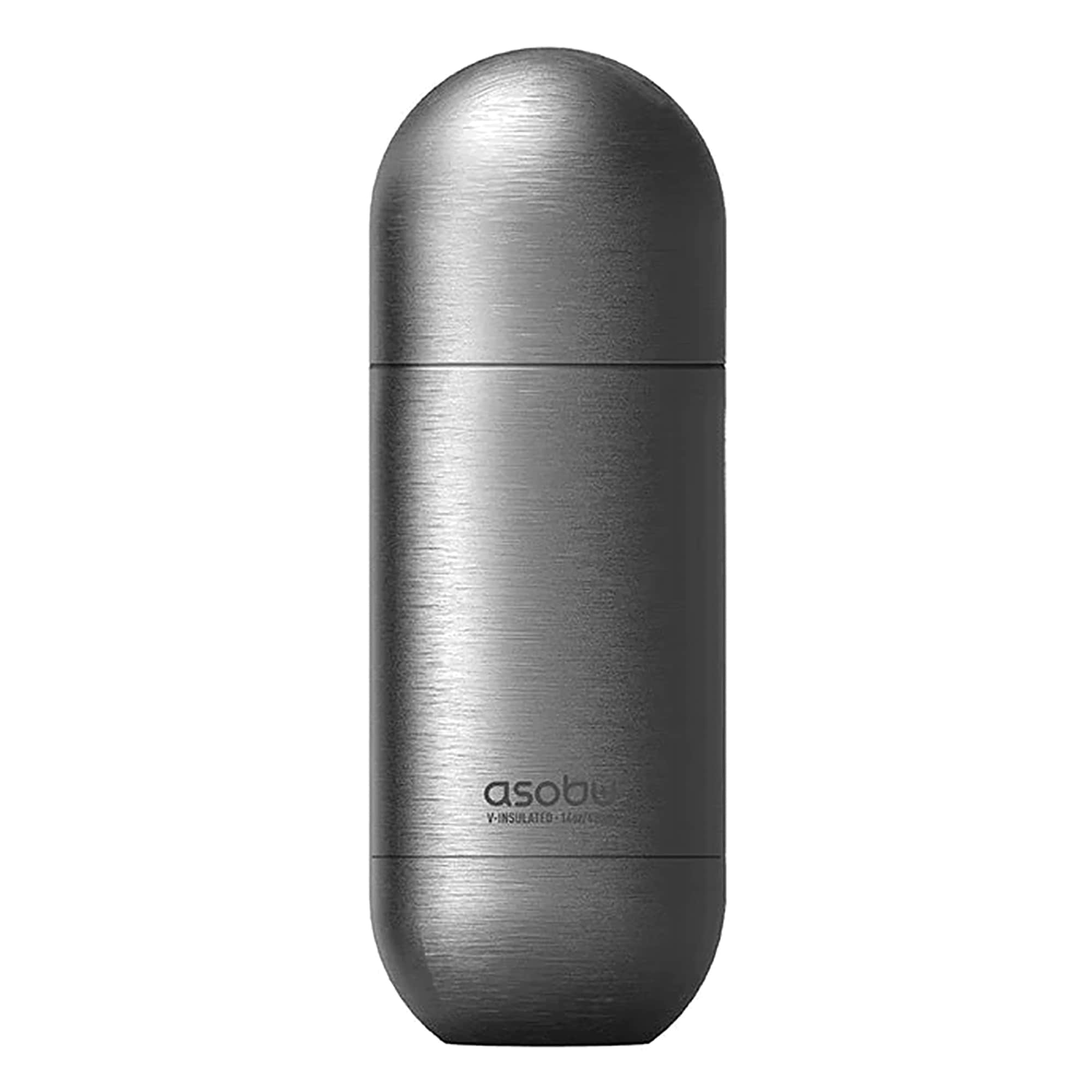 ASOBU ADNASBV30SIL Orb 14 -fl oz Stainless steel Insulated Water bottle - Silver