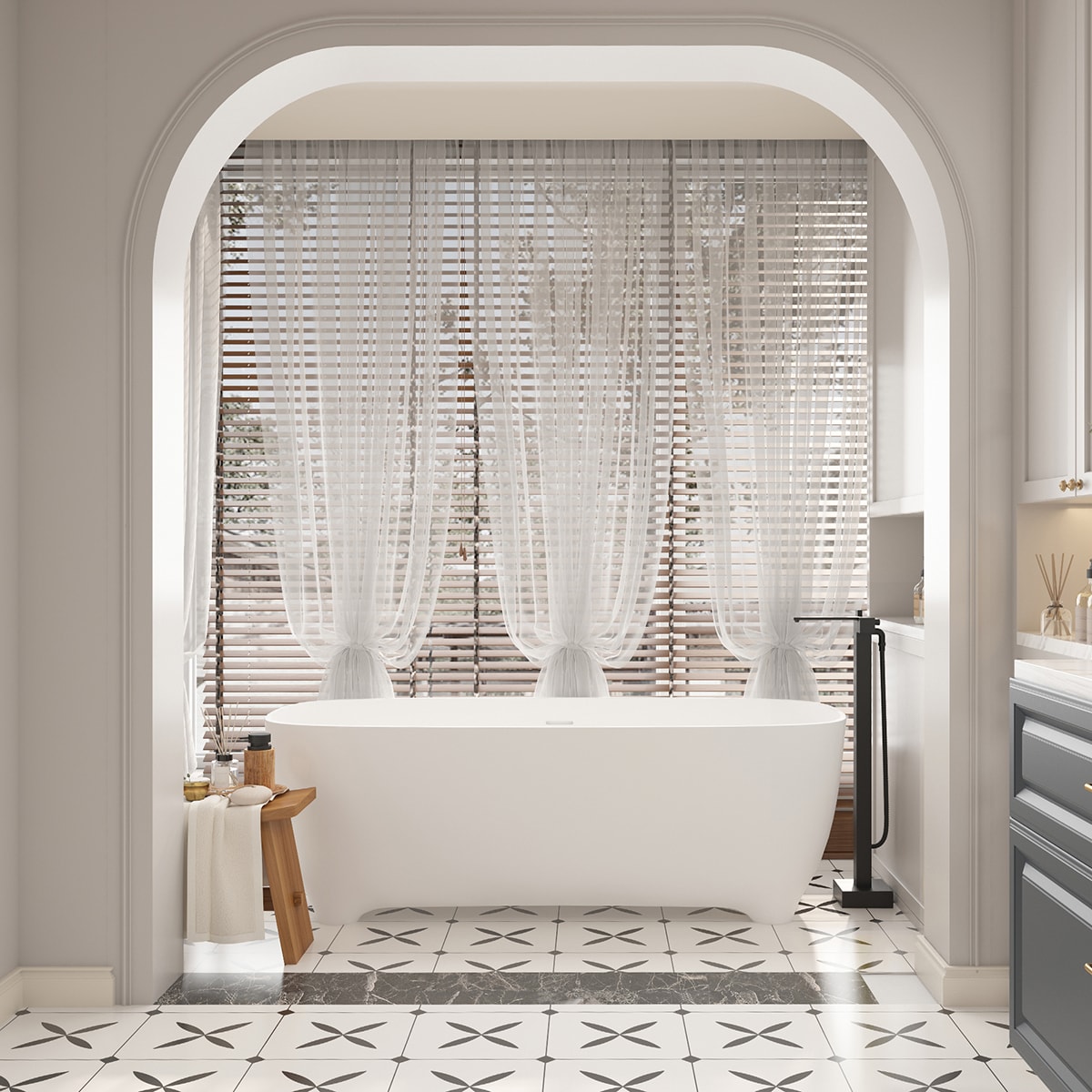 Mondawe MOSL050-12MB Roman-Tub-Faucets - View #3