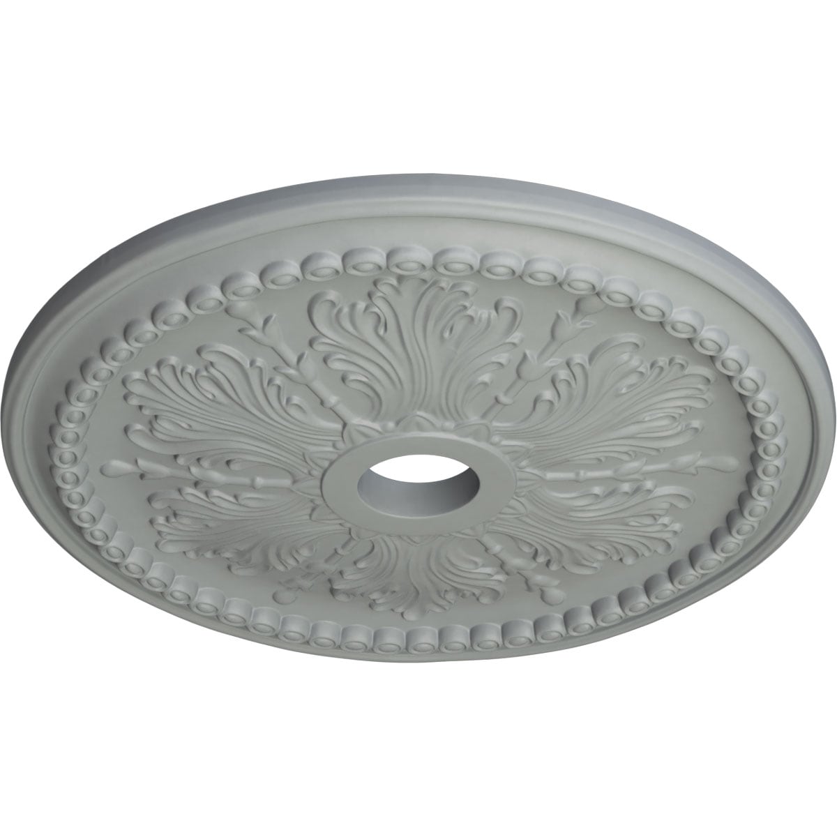 Ekena Millwork CM13TIPWS Tirana Ceiling Medallion, 13 7/8"OD X 3 3/4"ID