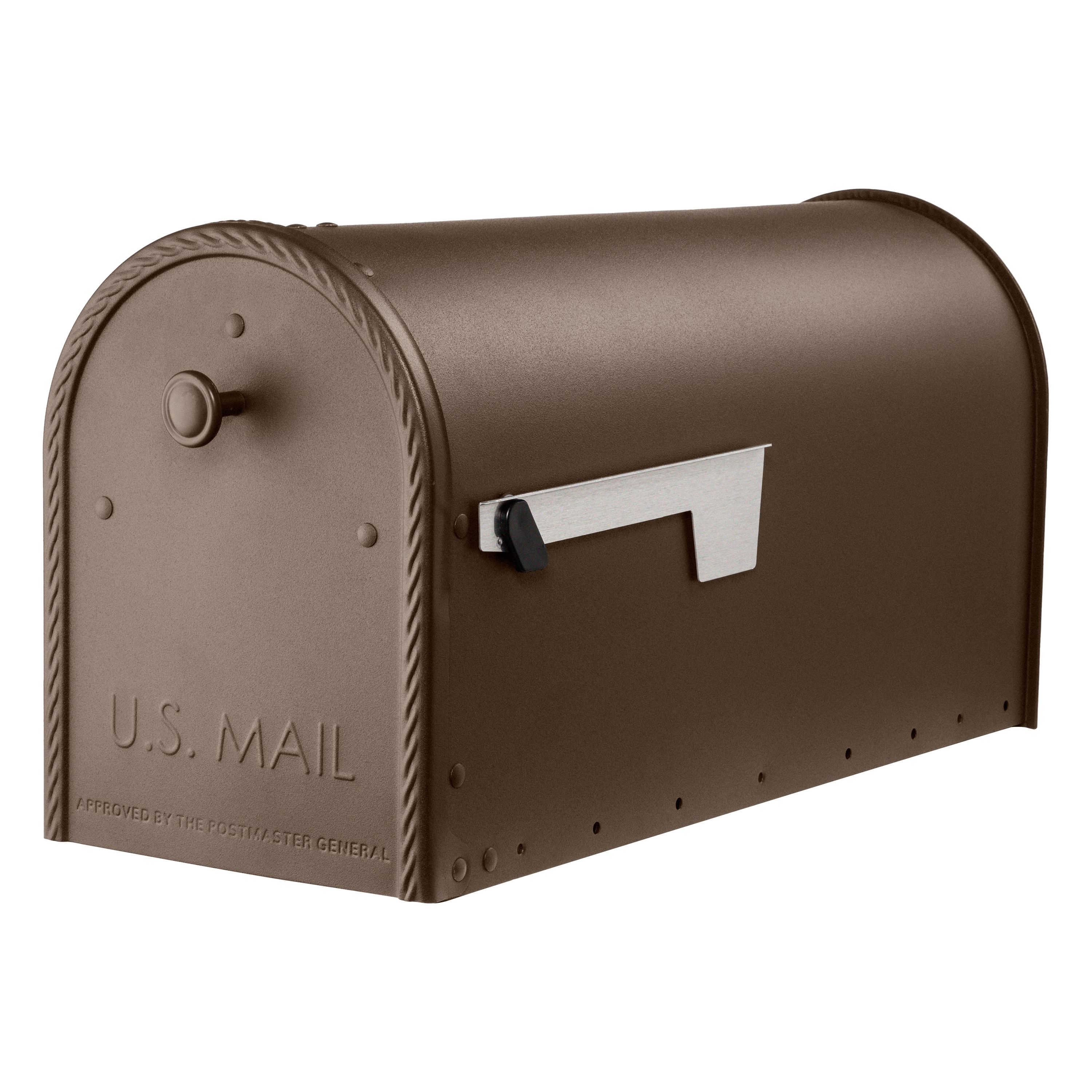 Architectural Mailboxes Post Mount Bronze Metal Large Mailbox in the ...