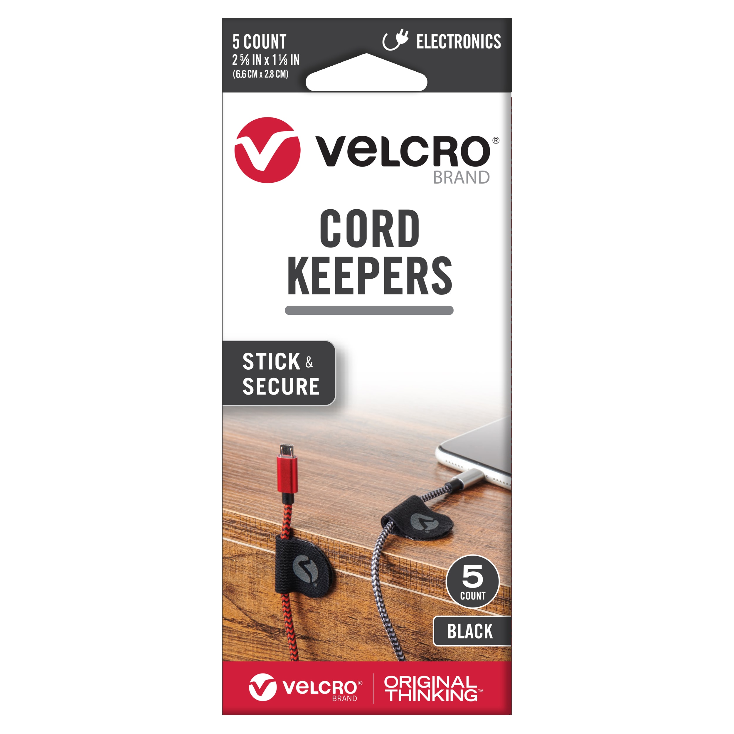 VELCRO Brand ONE-WRAP Ties - Great for Organizing Cords, Cables, and Wires  - Reusable - Bundling and Securing in the Specialty Fasteners & Fastener  Kits department at
