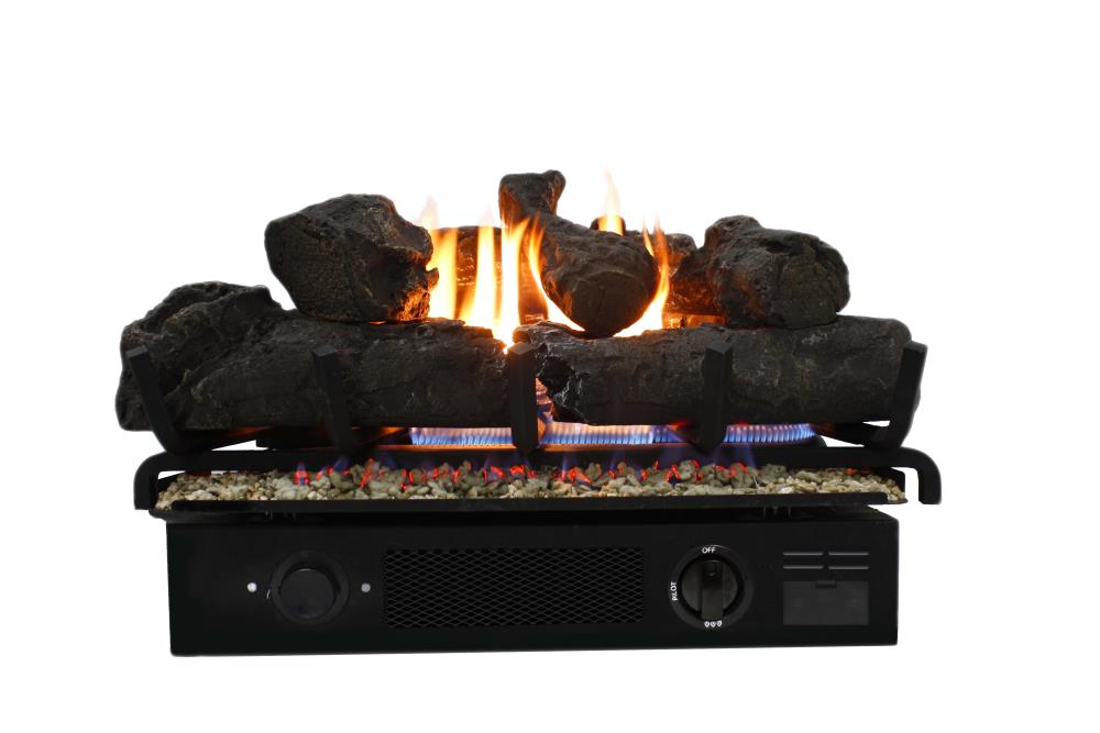 Thermablaster 23.62-in 50000-BTU Dual-Burner Vented Gas Fireplace