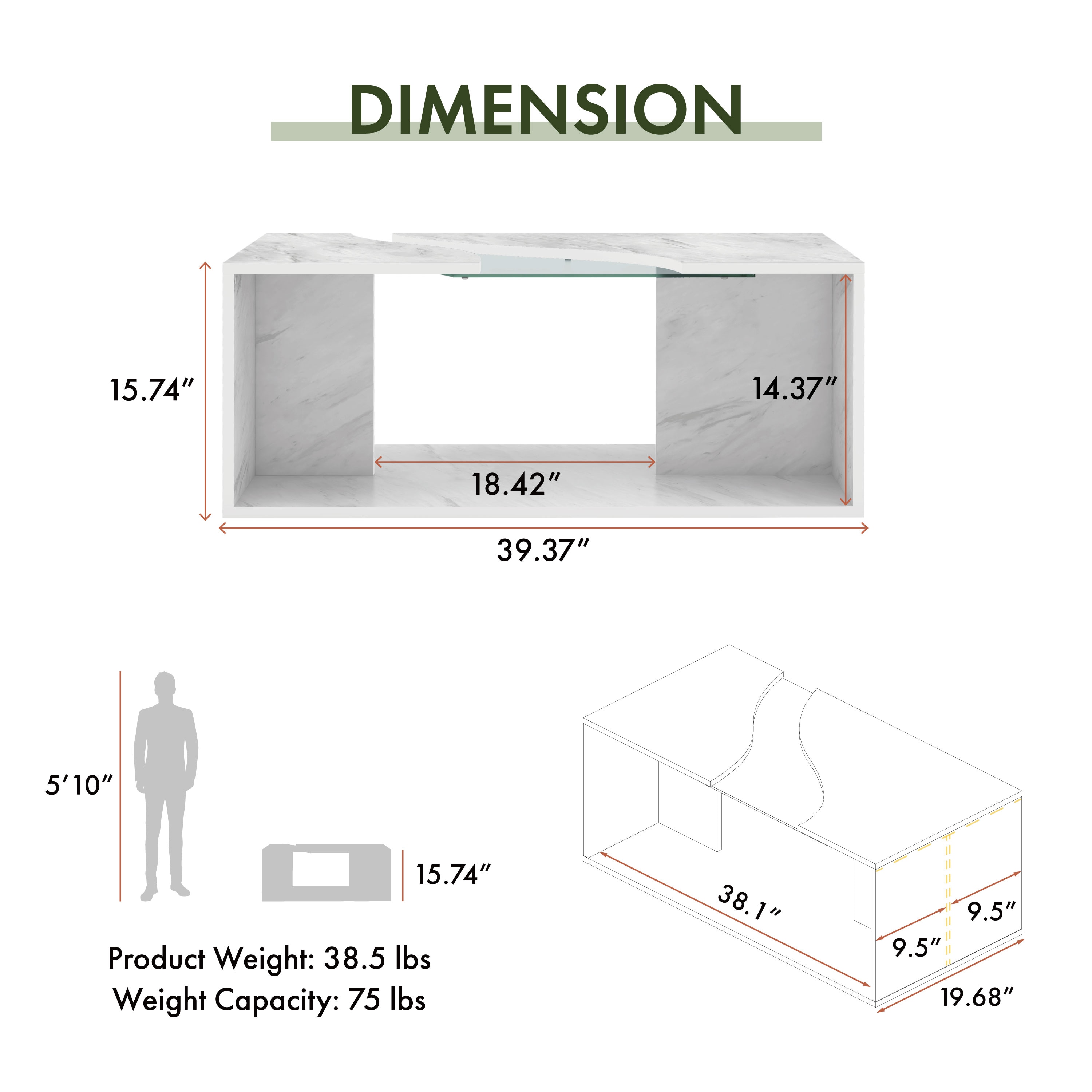 Furniture of America FGI-2394C26 Coffee-Tables - View #3