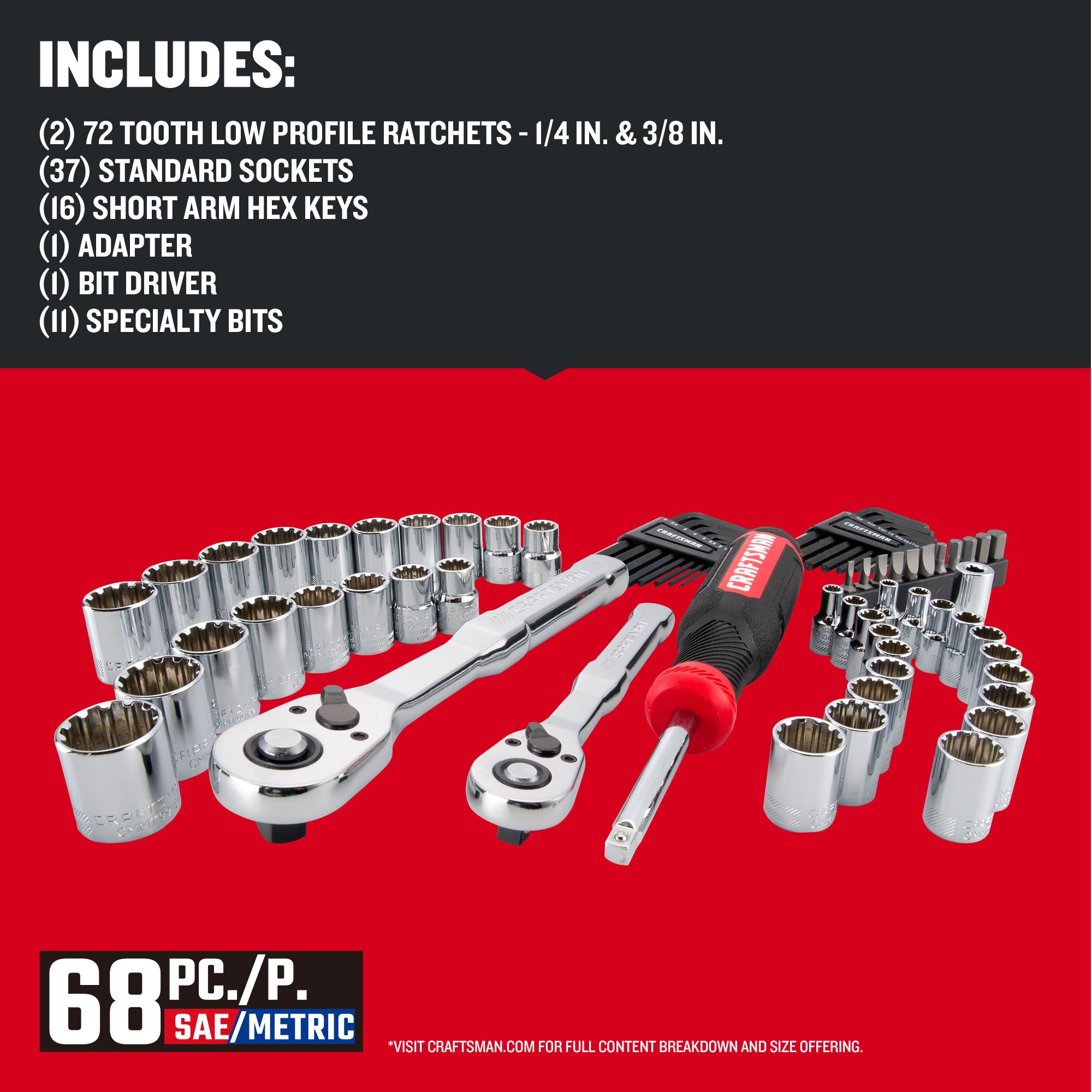 CRAFTSMAN CMMT45325 Mechanics-Tool-Sets - View #3