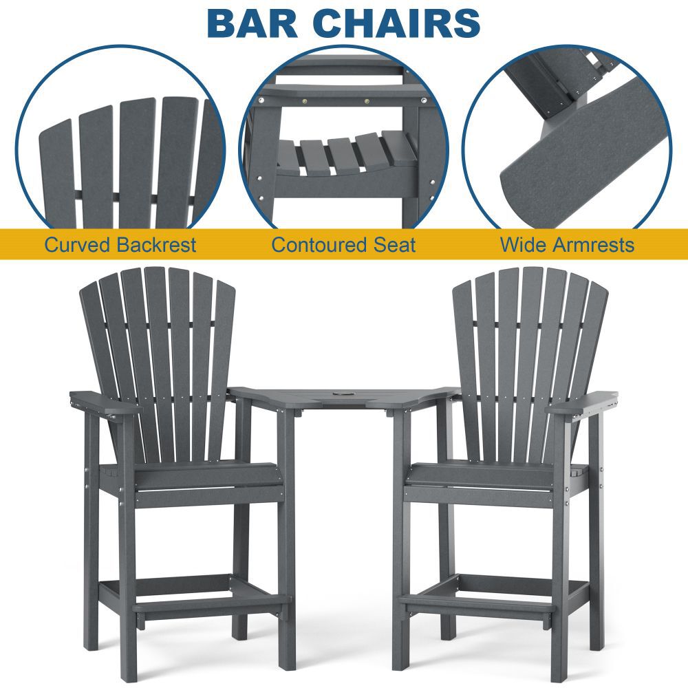Poly furniture BC-HE01-GY Patio-Chairs - View #3