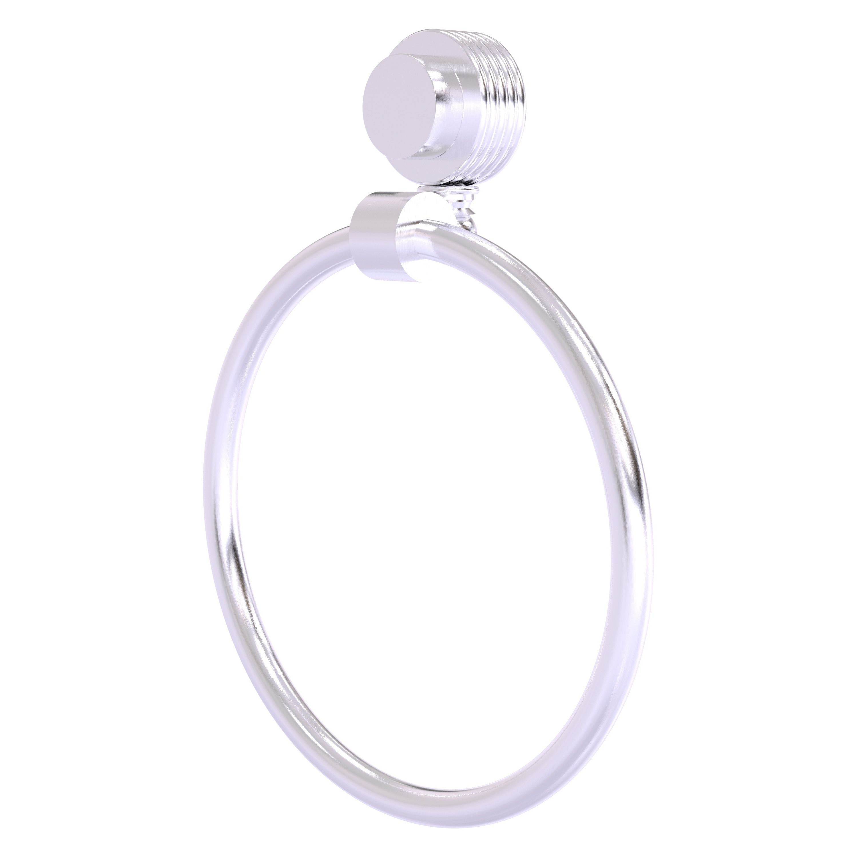 Allied Brass 416G-SCH Venus Satin Chrome Wall mount Single Towel Ring