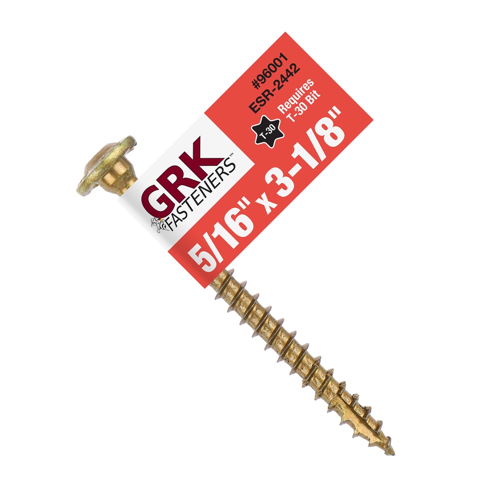 GRK 96001.0 RSS 5/16-in x 3-1/8-in Polymer Exterior Wood screws (
