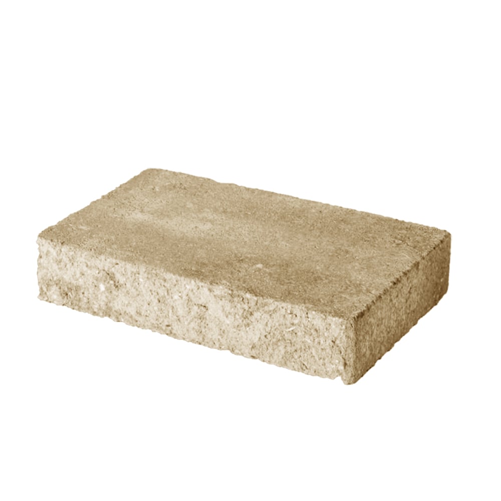 Pavestone 83104 4-in H x 18-in L x 13.5-in D Tan Concrete Retaining wall cap